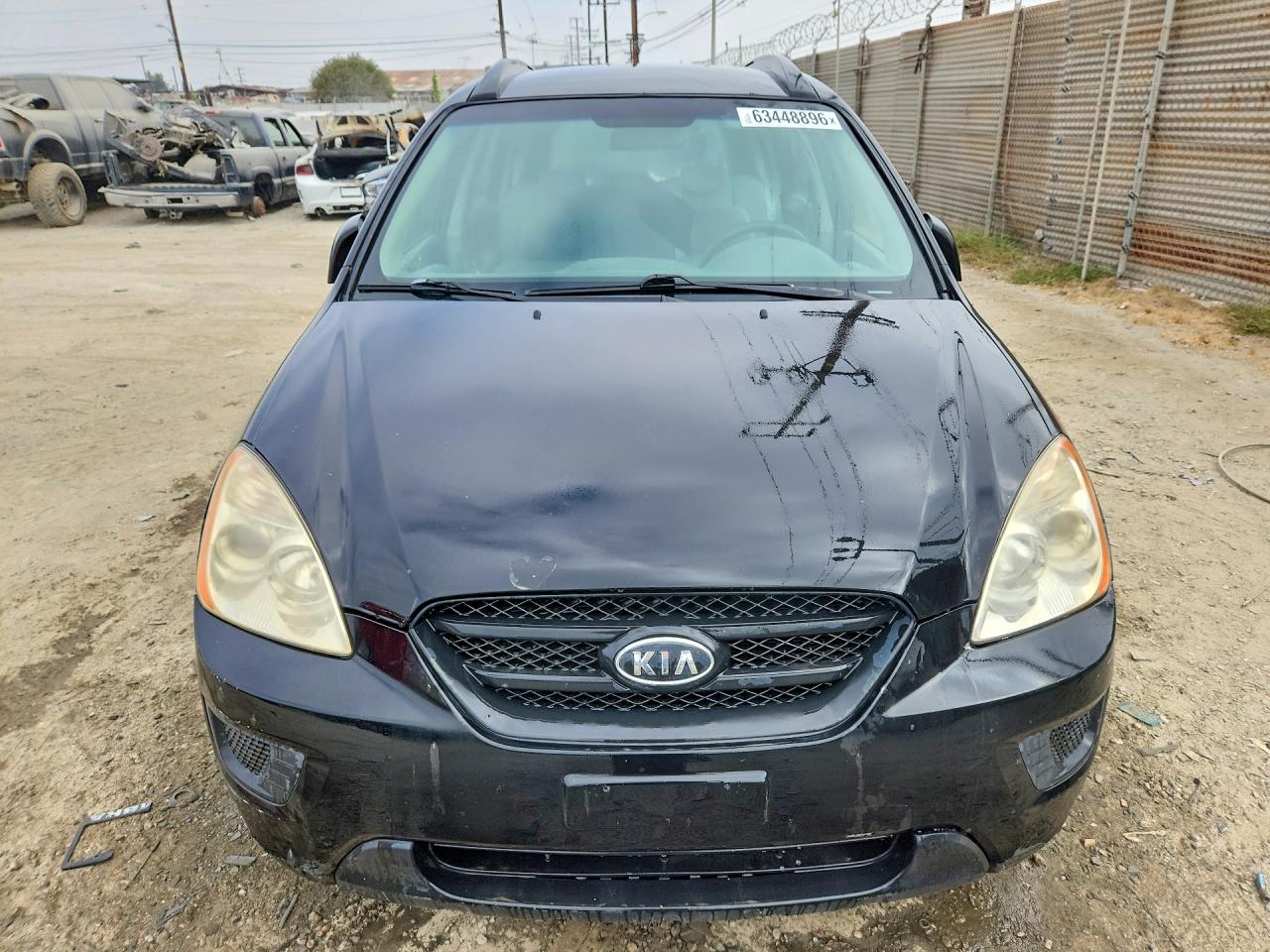 2008 Kia Rondo Lx Black vin: KNAFG526X87153974