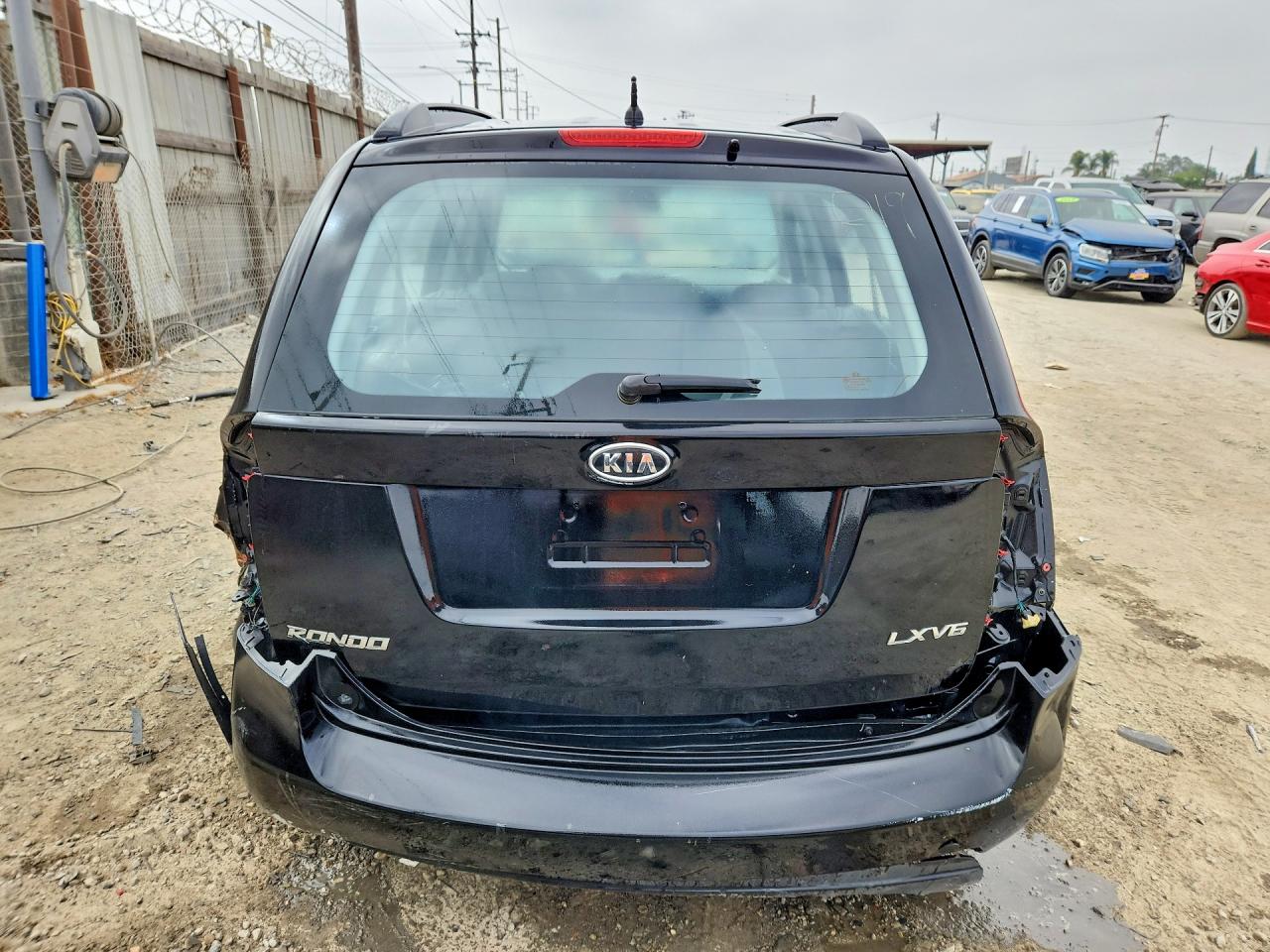 2008 Kia Rondo Lx Black vin: KNAFG526X87153974