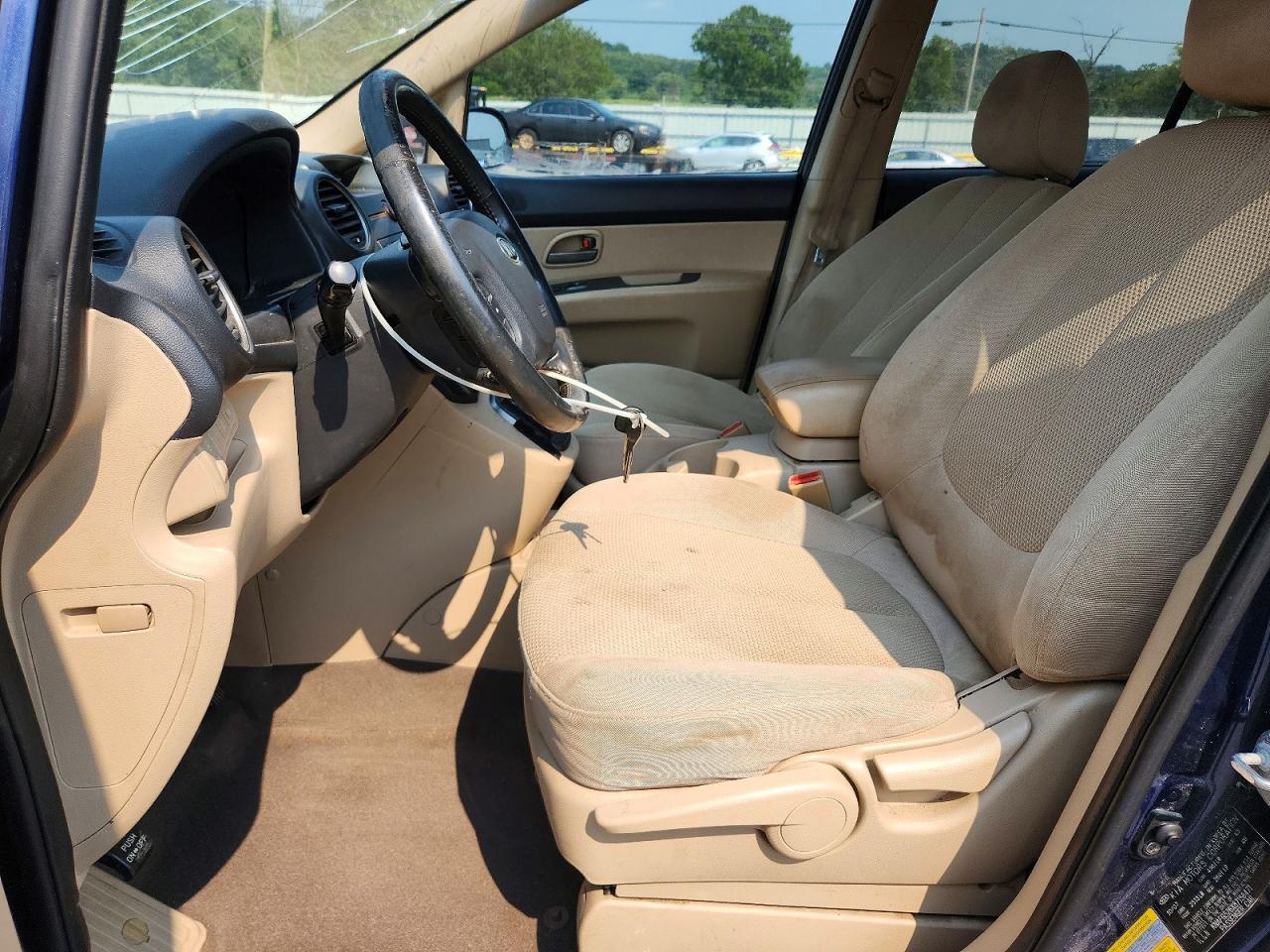 2008 Kia Rondo Lx Blue vin: KNAFG526X87156471