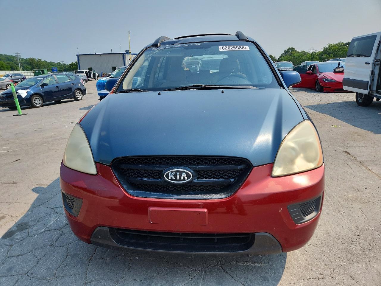2008 Kia Rondo Lx Blue vin: KNAFG526X87156471
