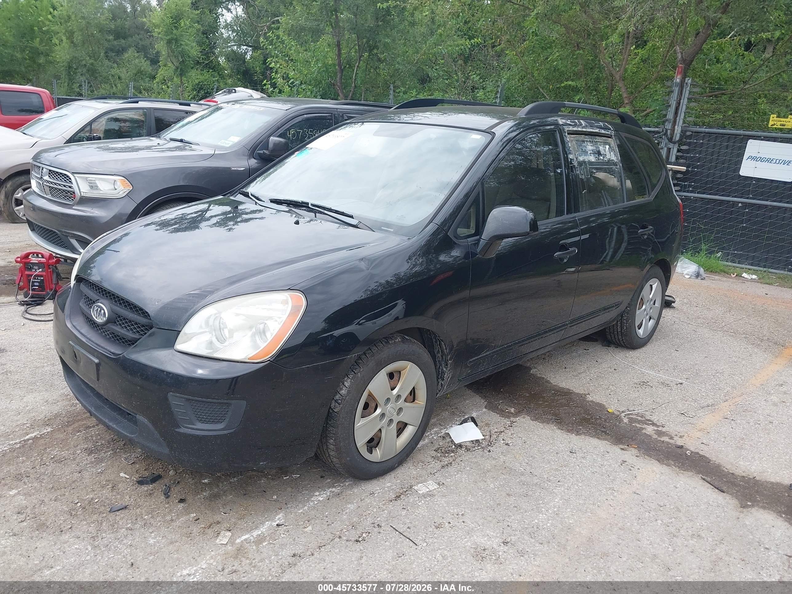 2009 Kia Rondo Lx Черный vin: KNAFG528197269406