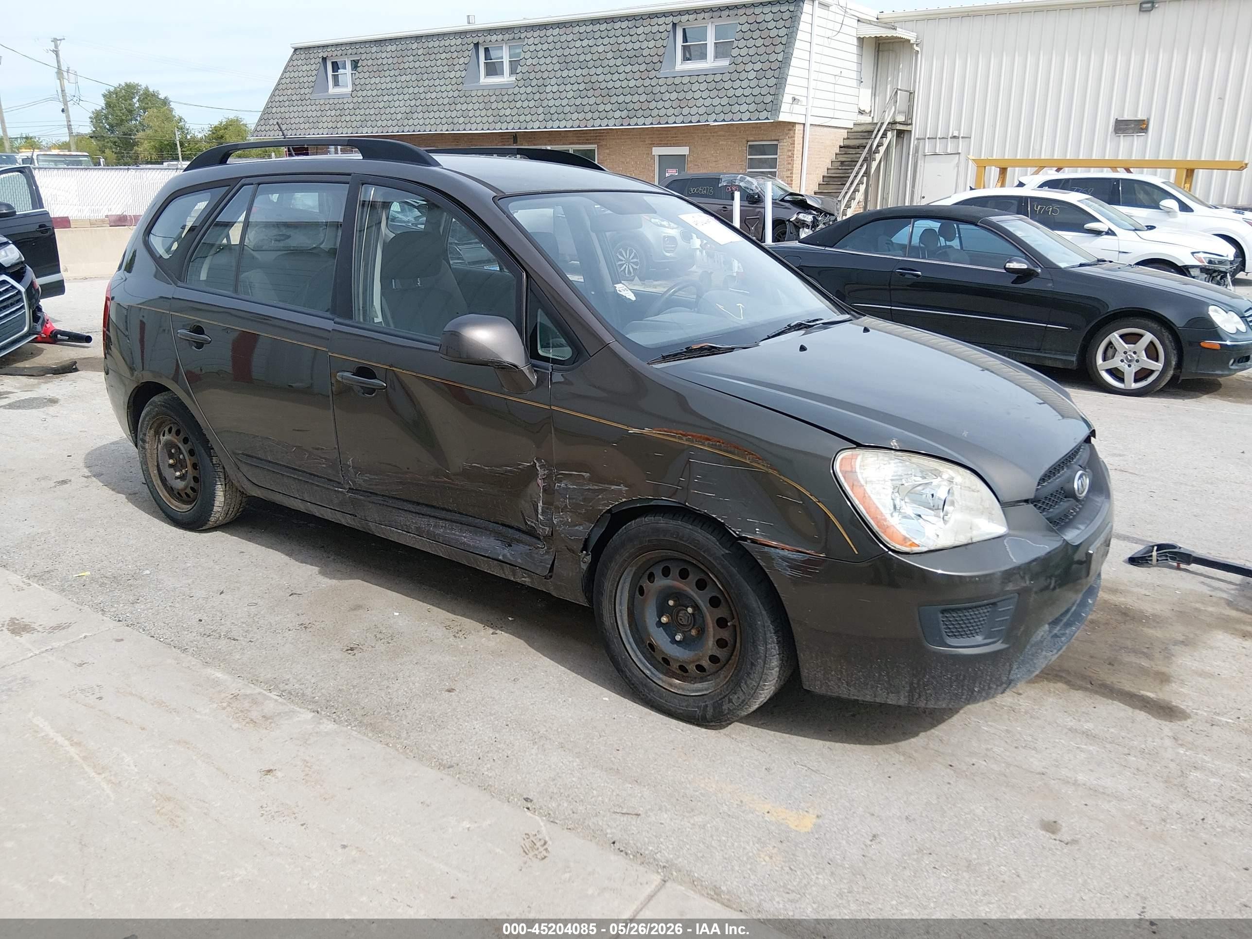 2009 Kia Rondo Lx Серебряный vin: KNAFG528197273102