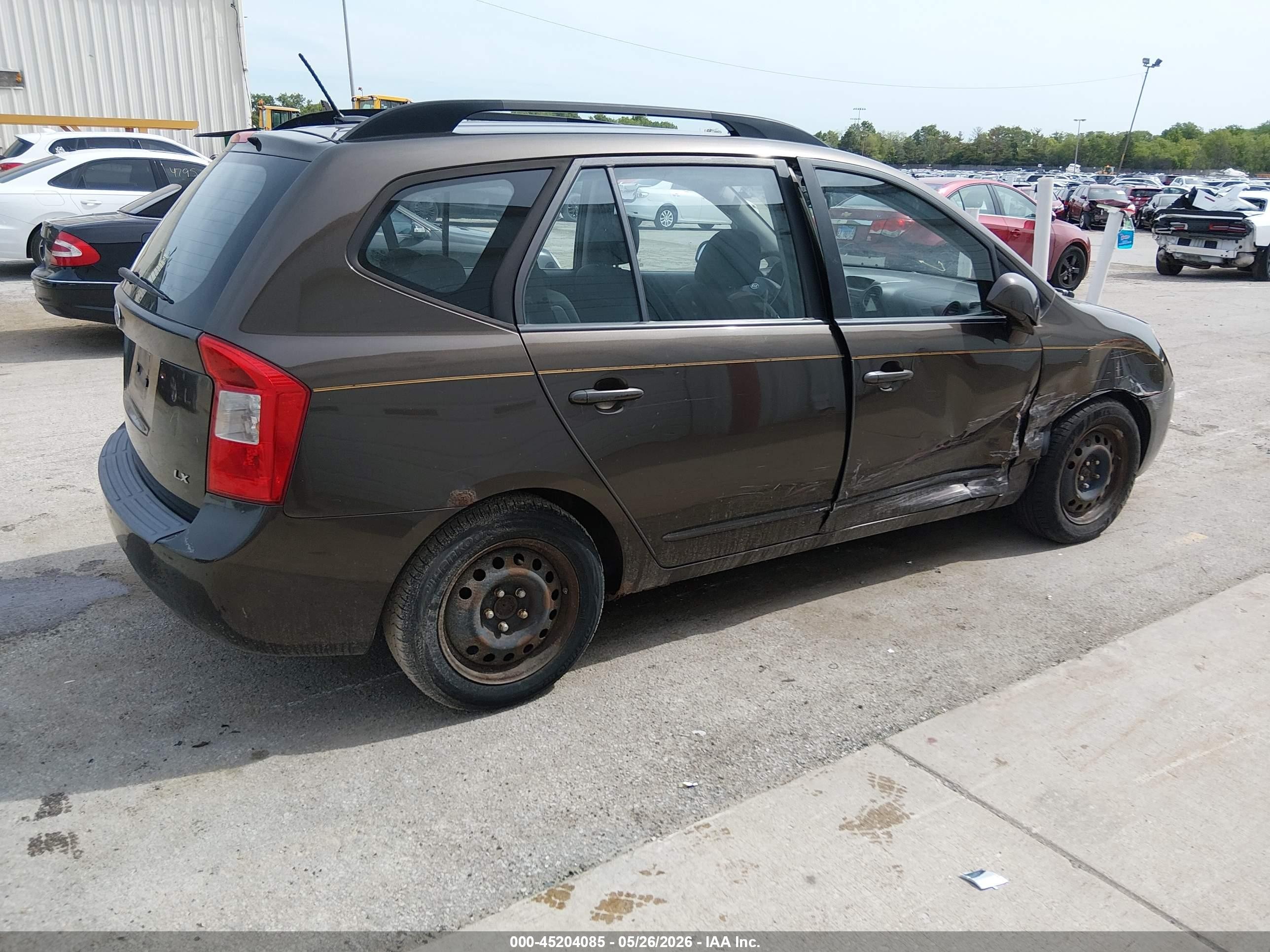 2009 Kia Rondo Lx Серебряный vin: KNAFG528197273102