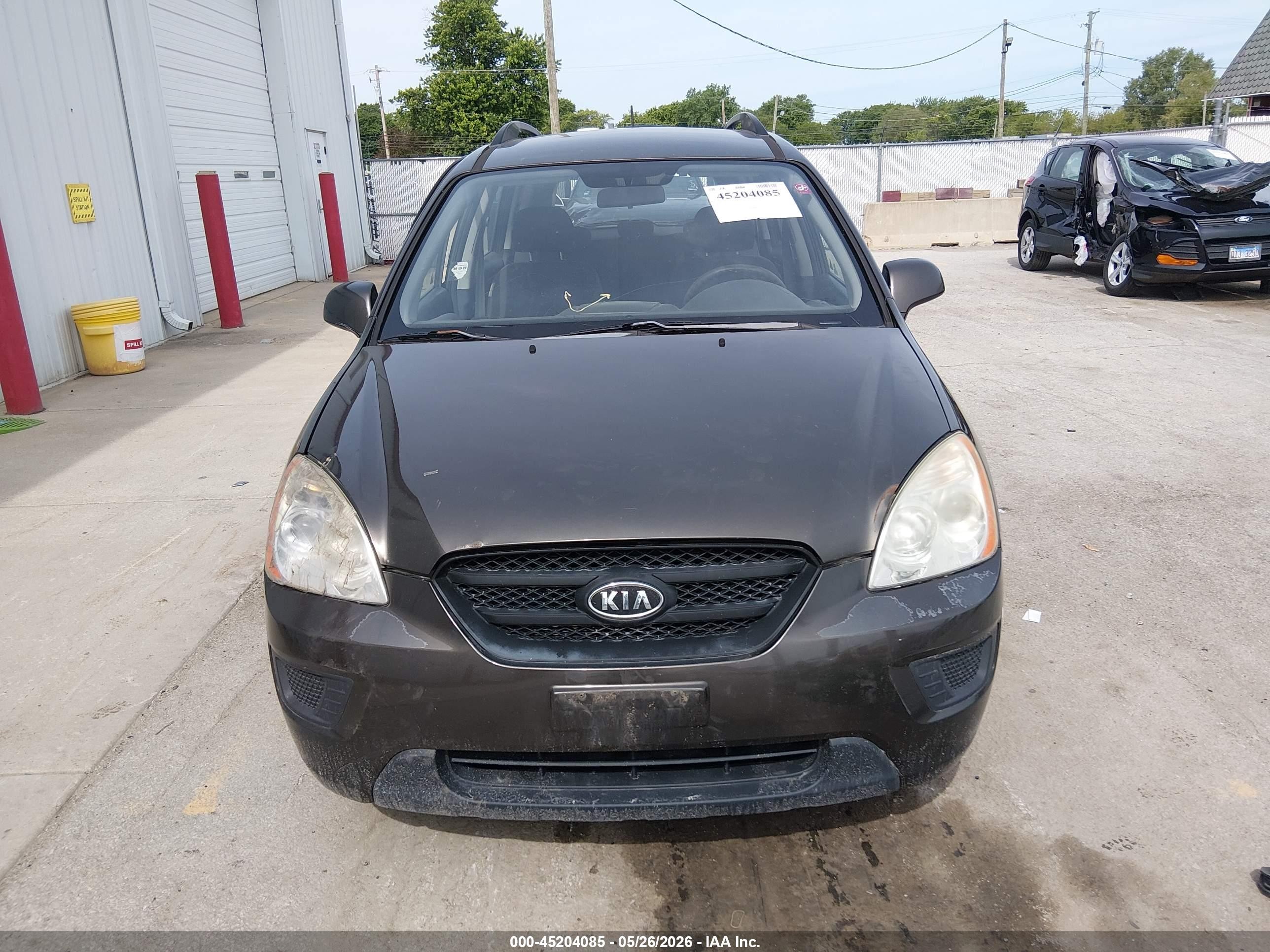 2009 Kia Rondo Lx Серебряный vin: KNAFG528197273102