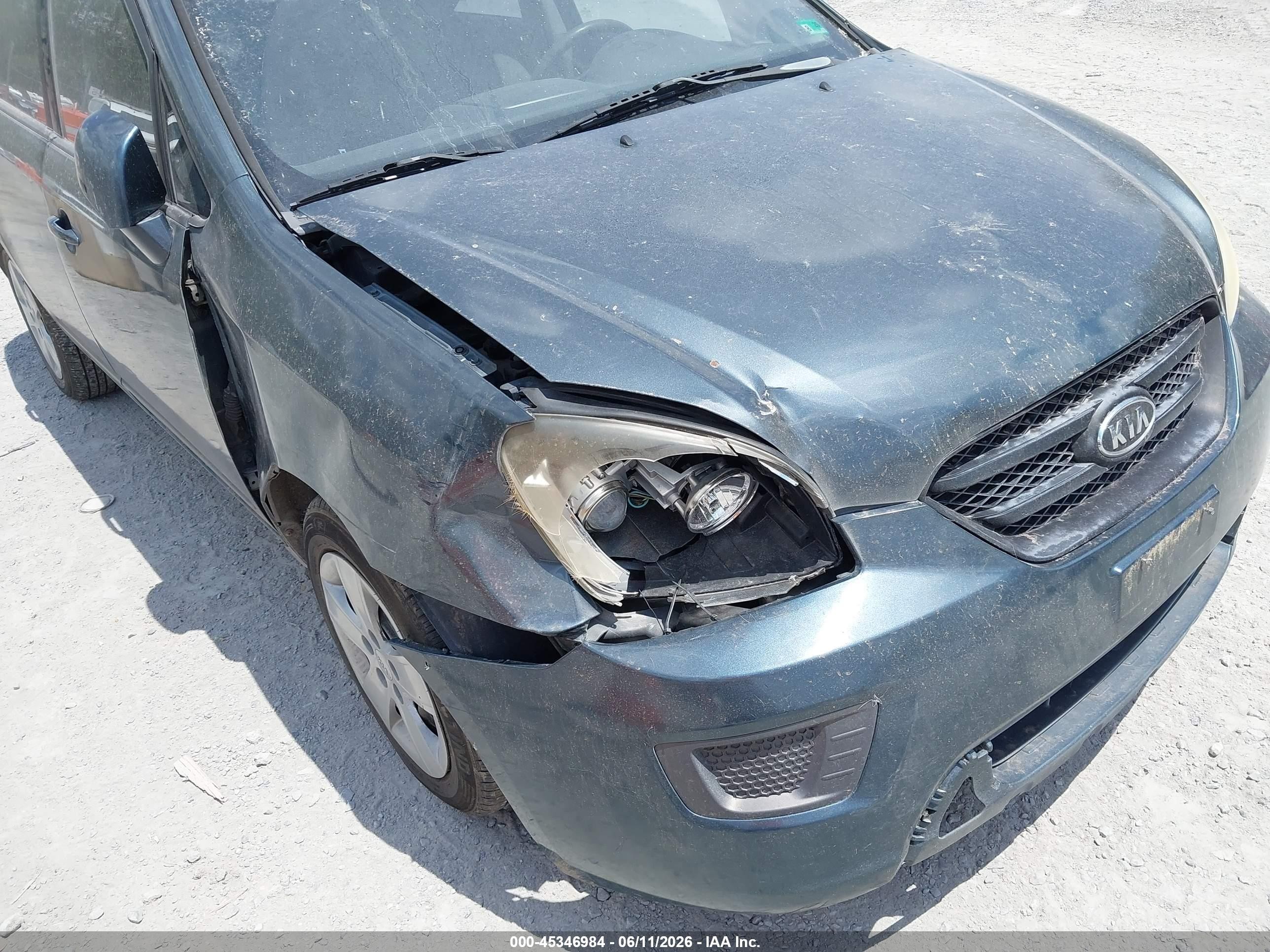 2009 Kia Rondo Lx Синий vin: KNAFG528297284996