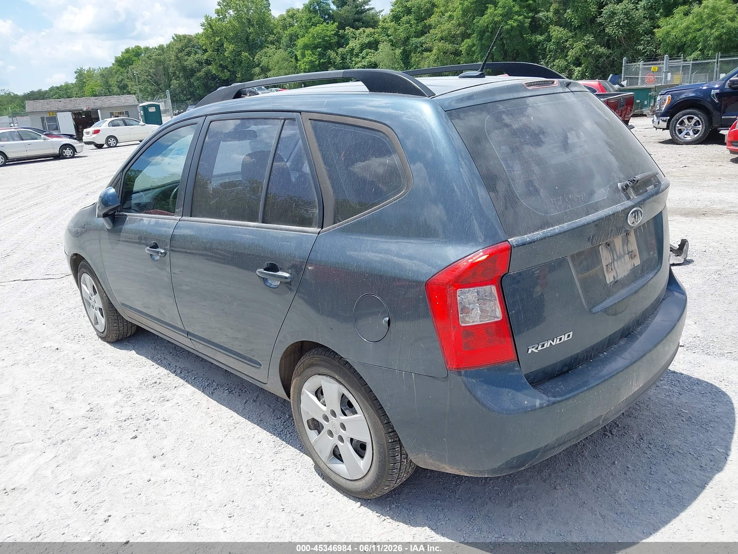 2009 Kia Rondo Lx Синий vin: KNAFG528297284996