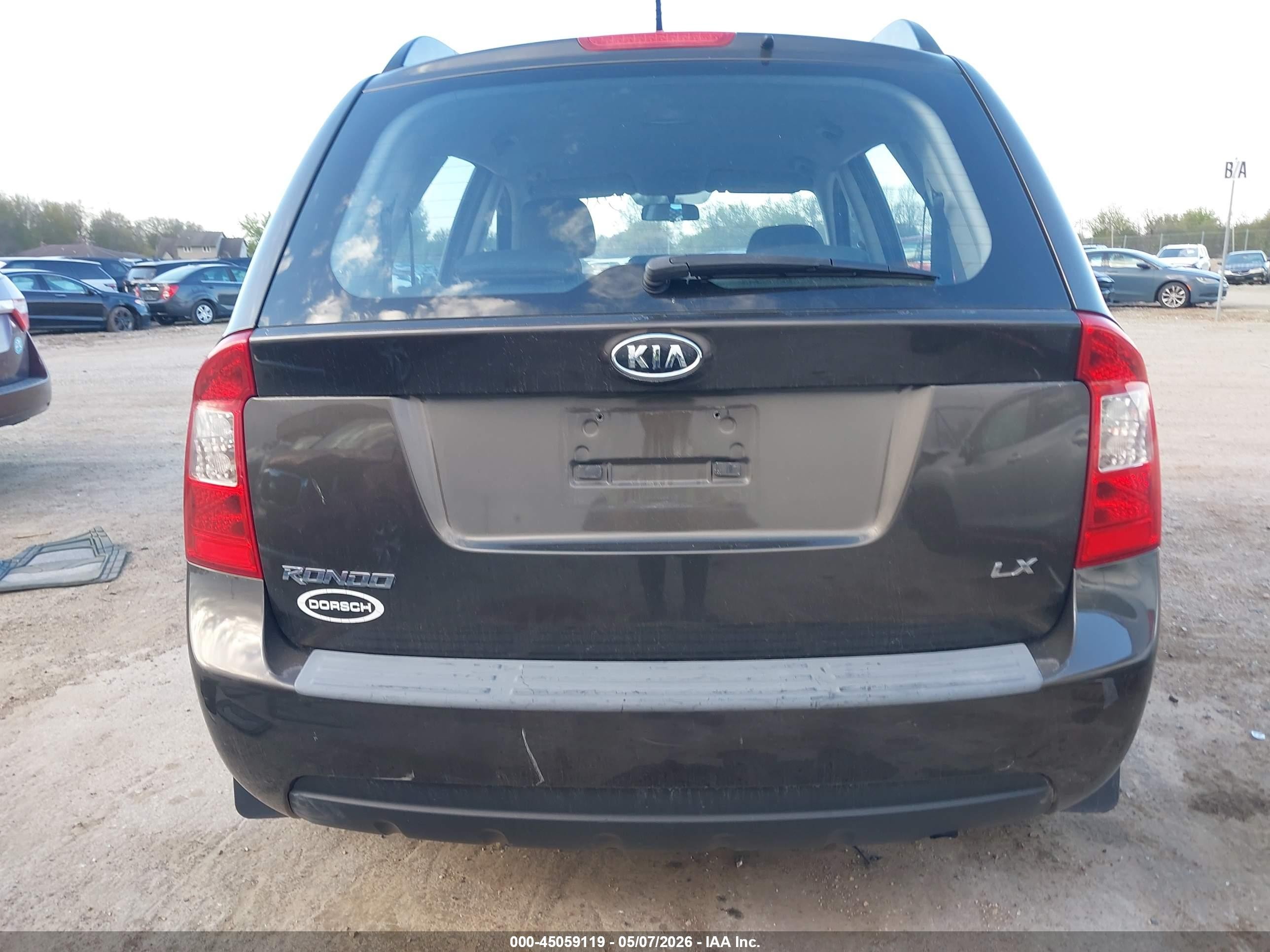 2009 Kia Rondo Lx Brown vin: KNAFG528597279064