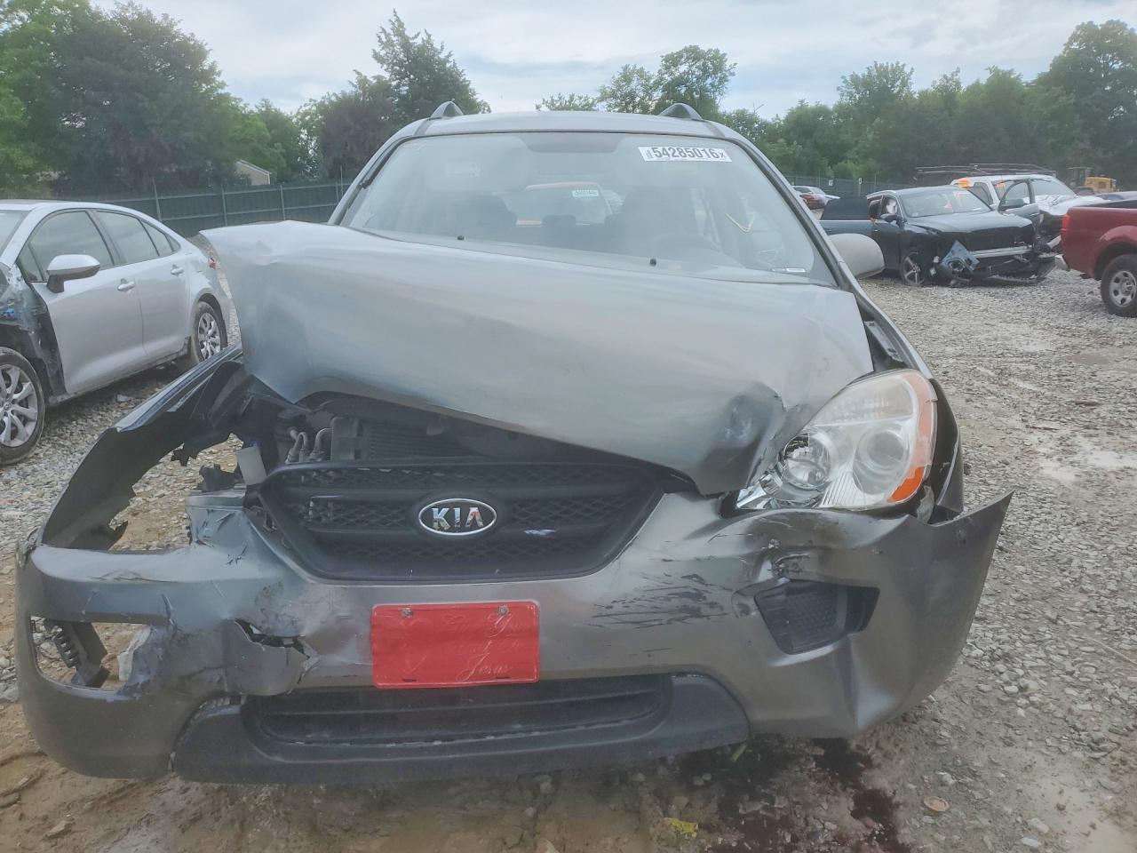 2009 Kia Rondo Base Gray vin: KNAFG528697261639