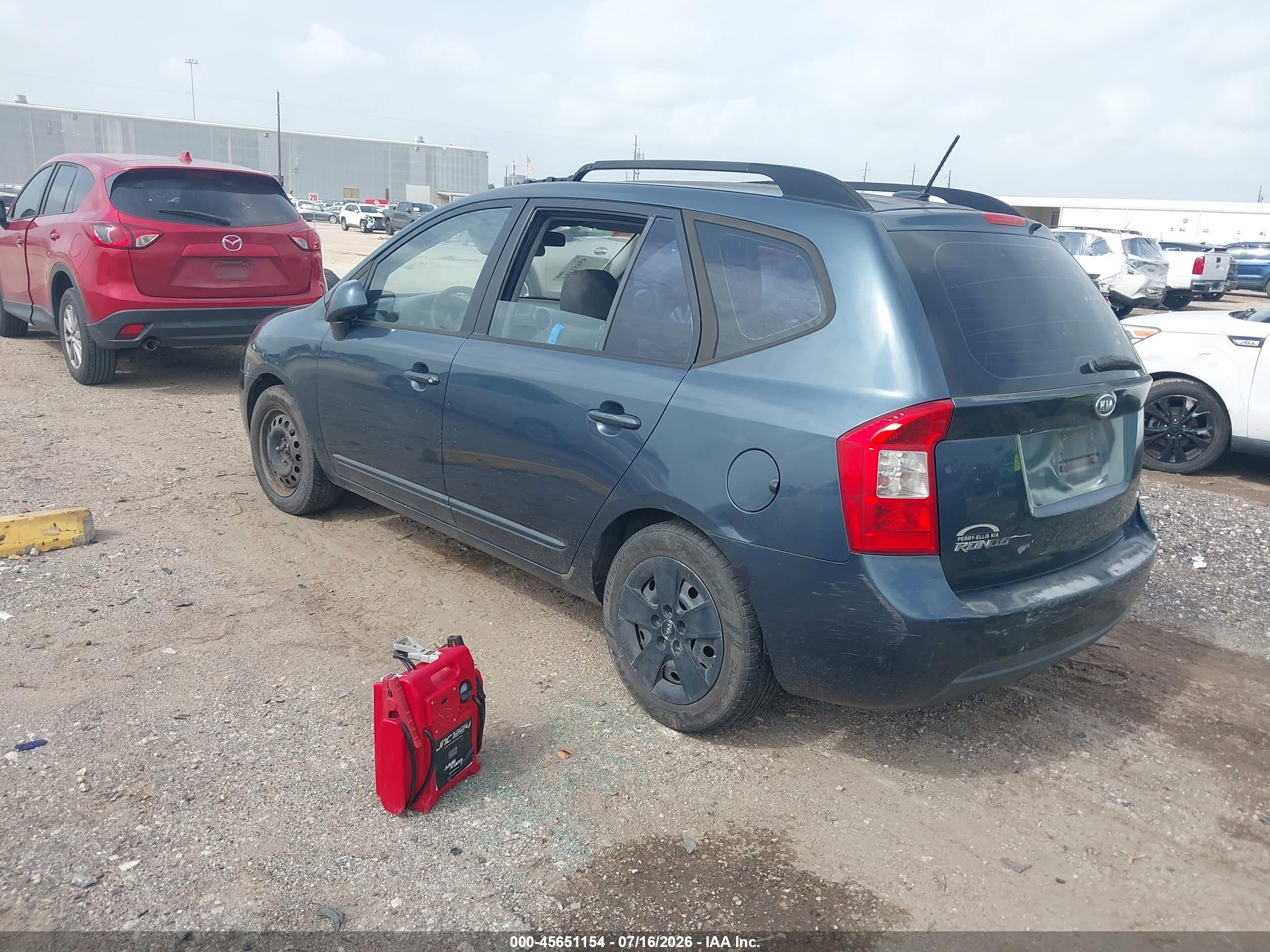 2009 Kia Rondo Lx Серый vin: KNAFG528897238105