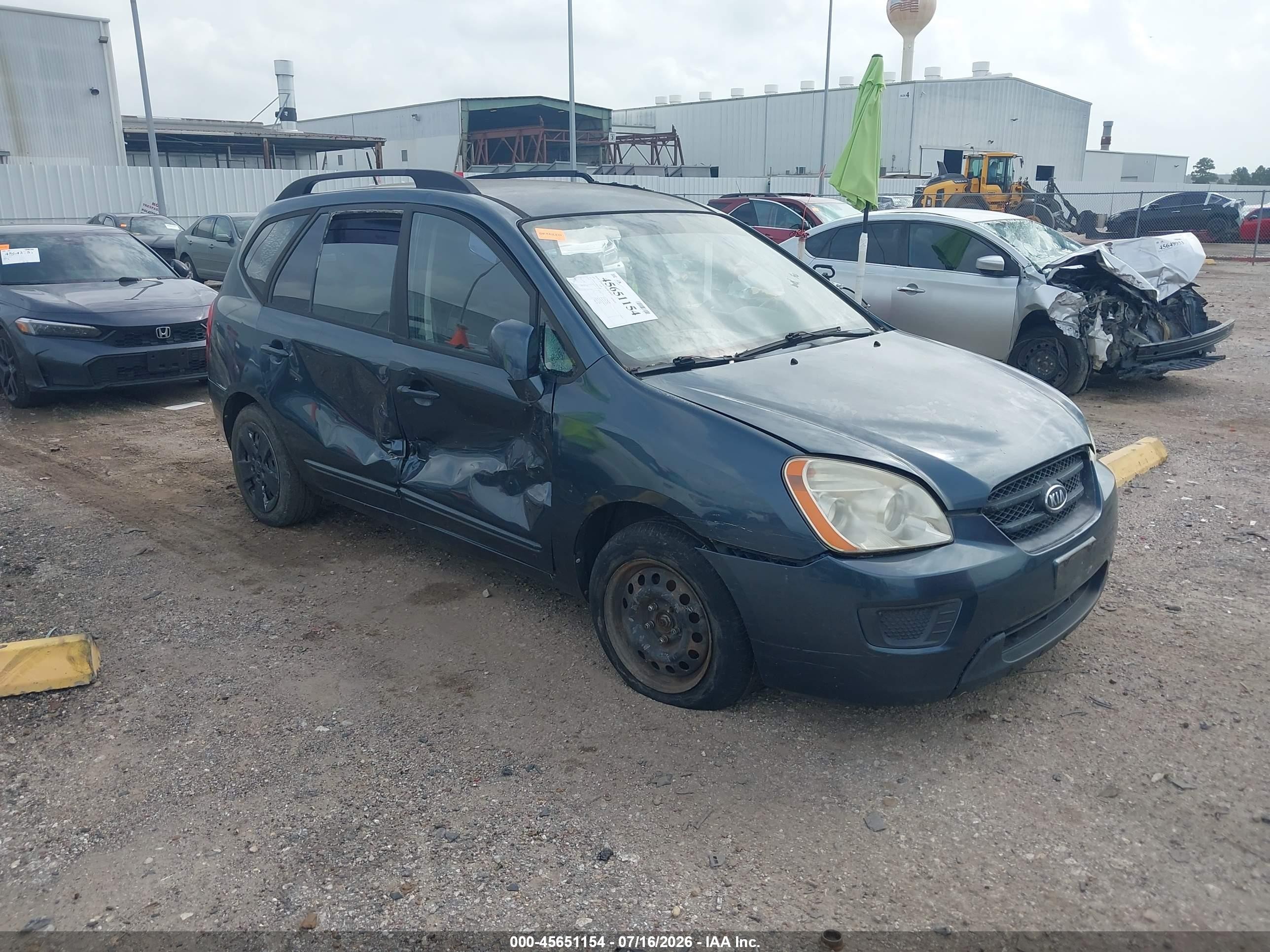 2009 Kia Rondo Lx Серый vin: KNAFG528897238105