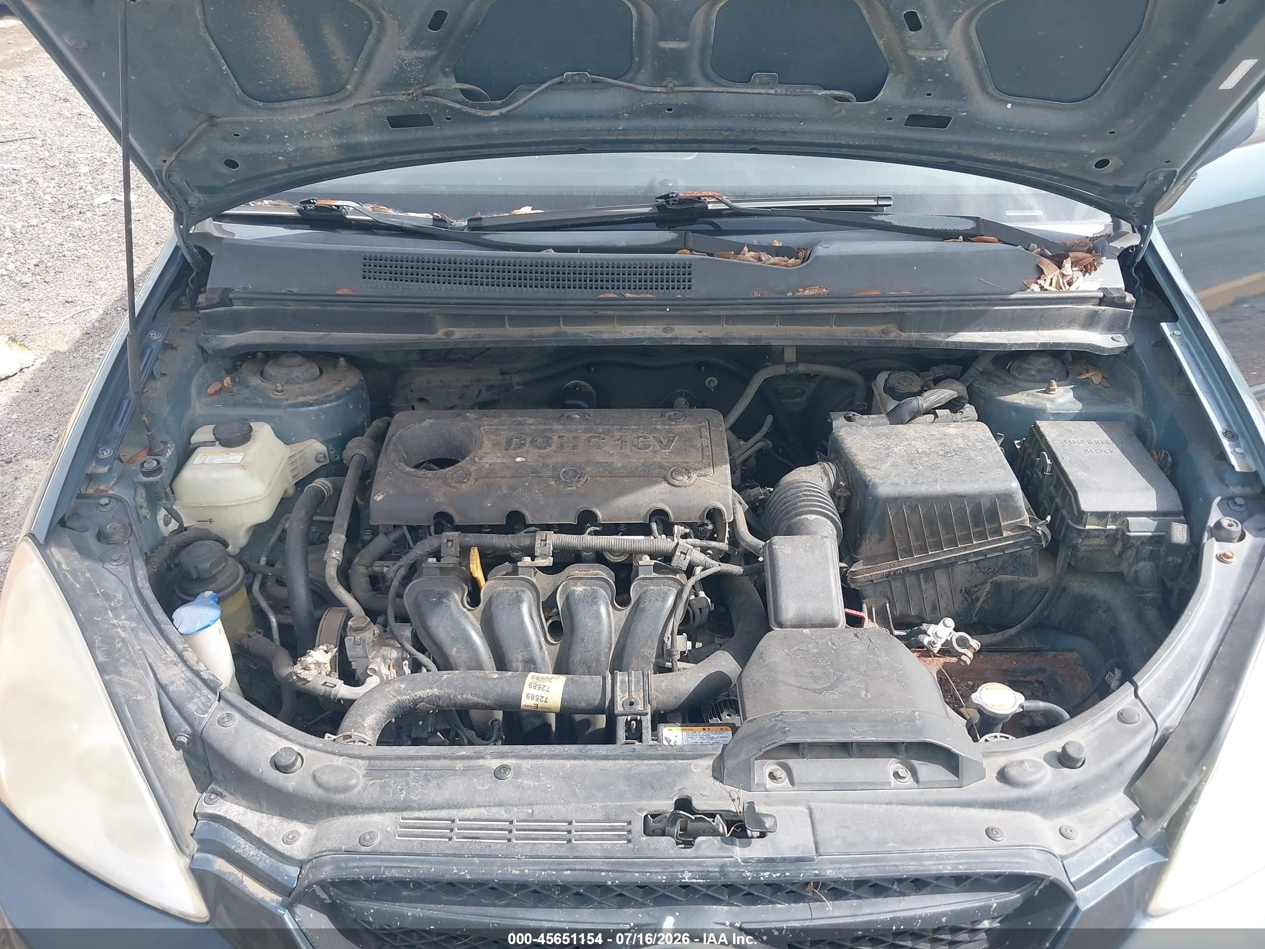 2009 Kia Rondo Lx Серый vin: KNAFG528897238105