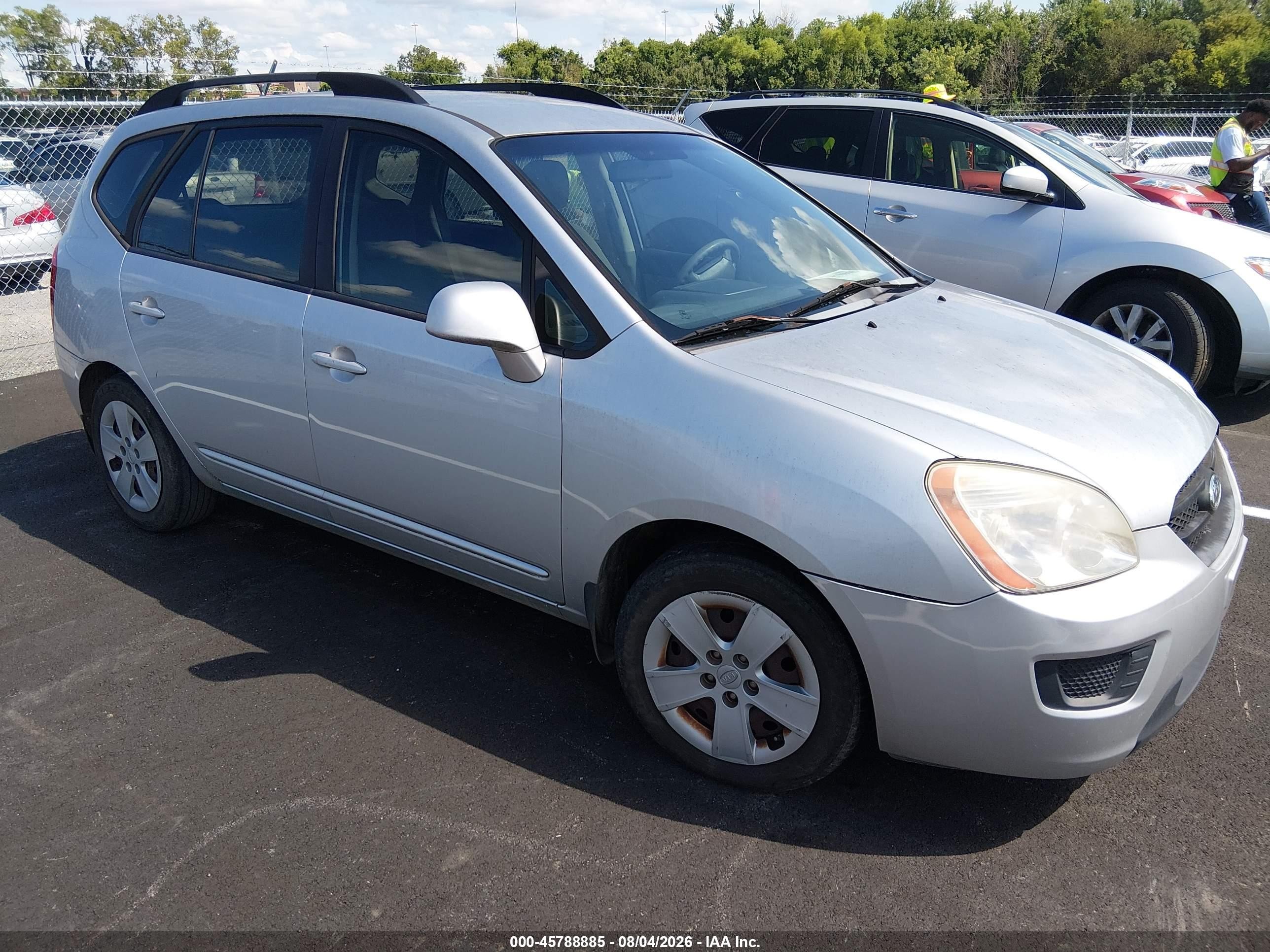 2009 Kia Rondo Lx Gray vin: KNAFG528897261027