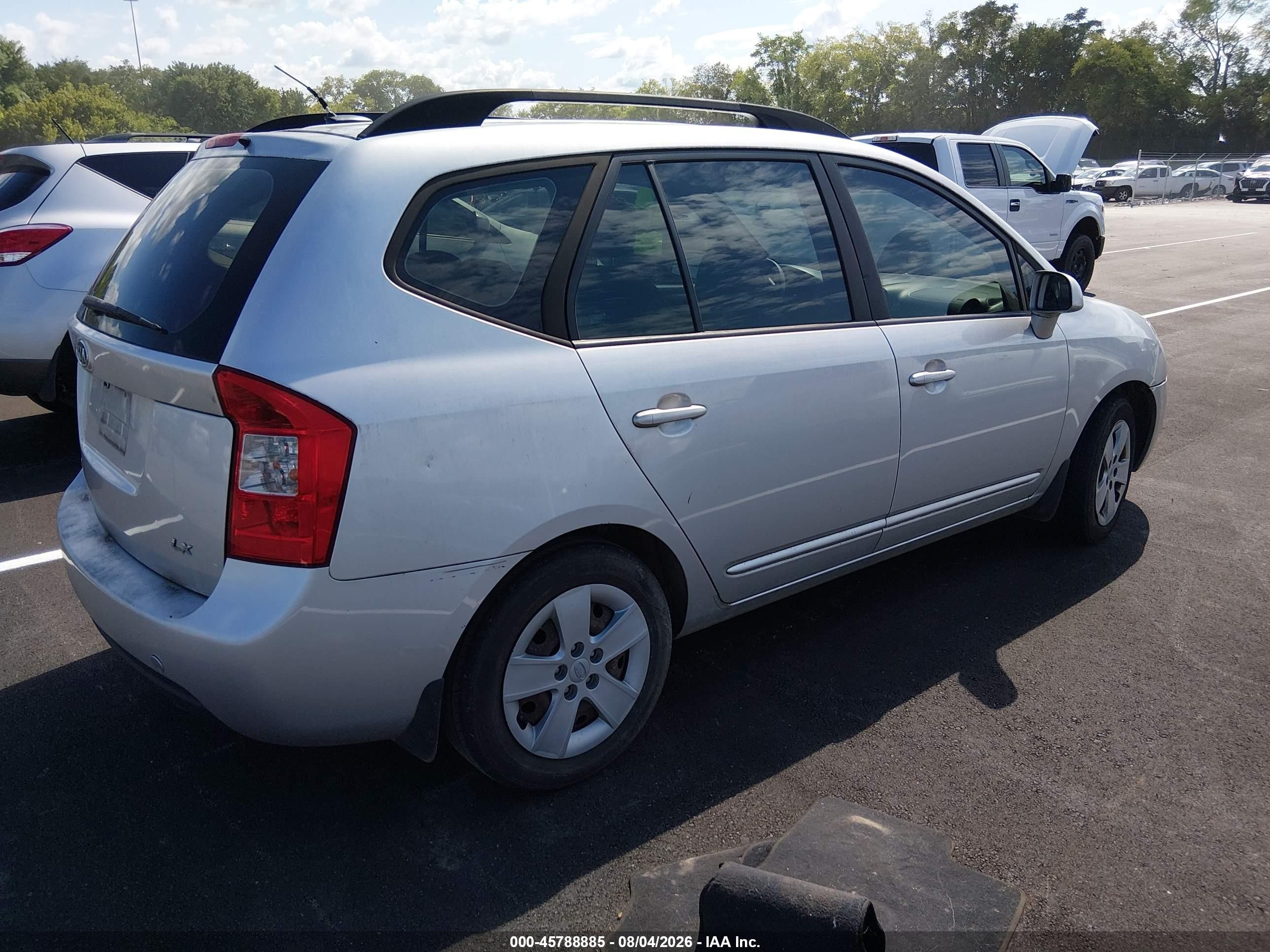 2009 Kia Rondo Lx Gray vin: KNAFG528897261027