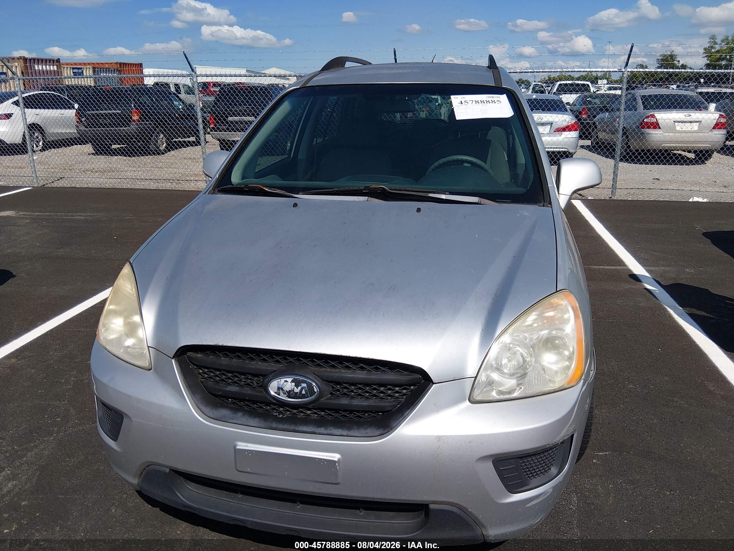 2009 Kia Rondo Lx Gray vin: KNAFG528897261027