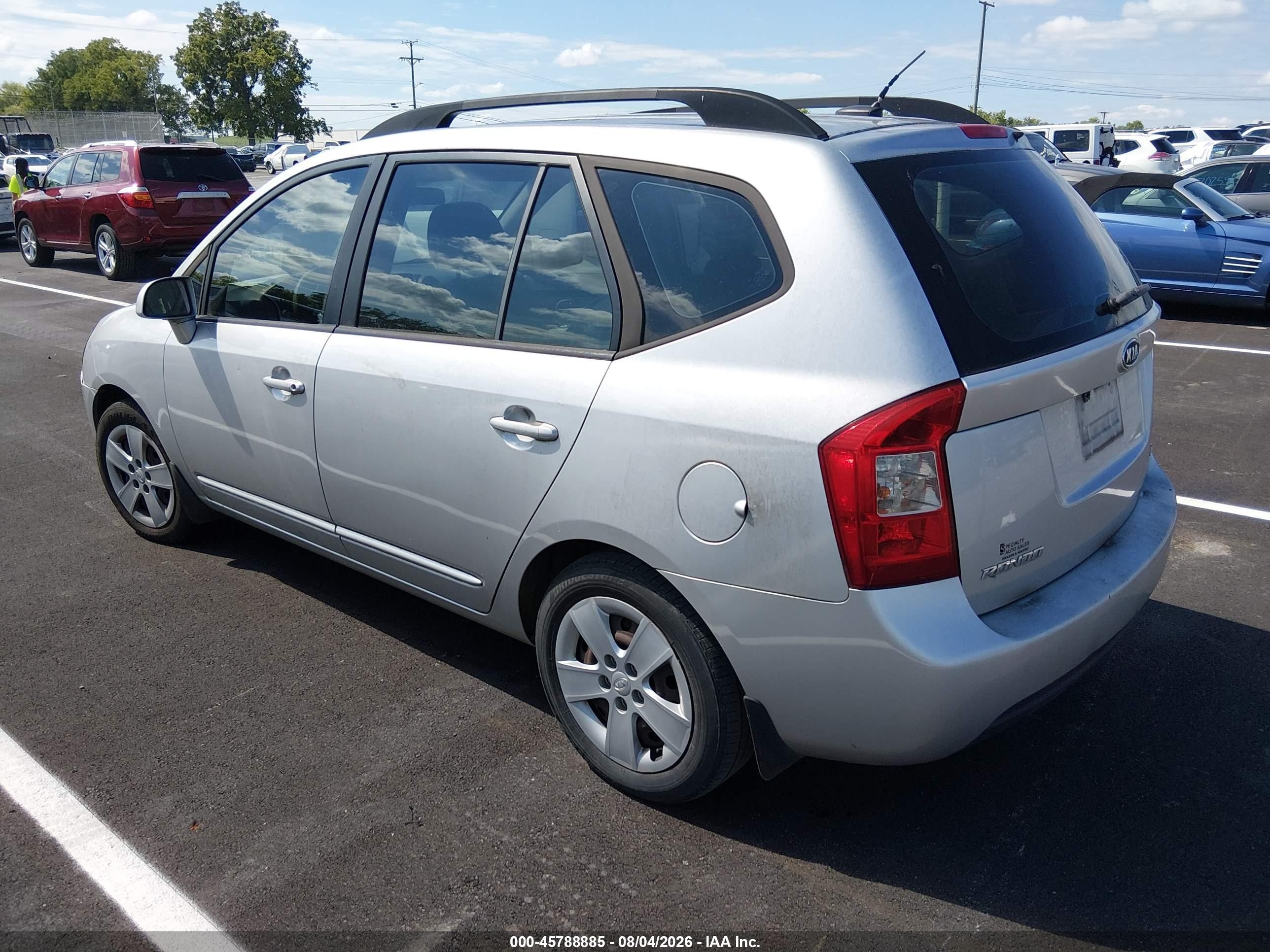 2009 Kia Rondo Lx Gray vin: KNAFG528897261027