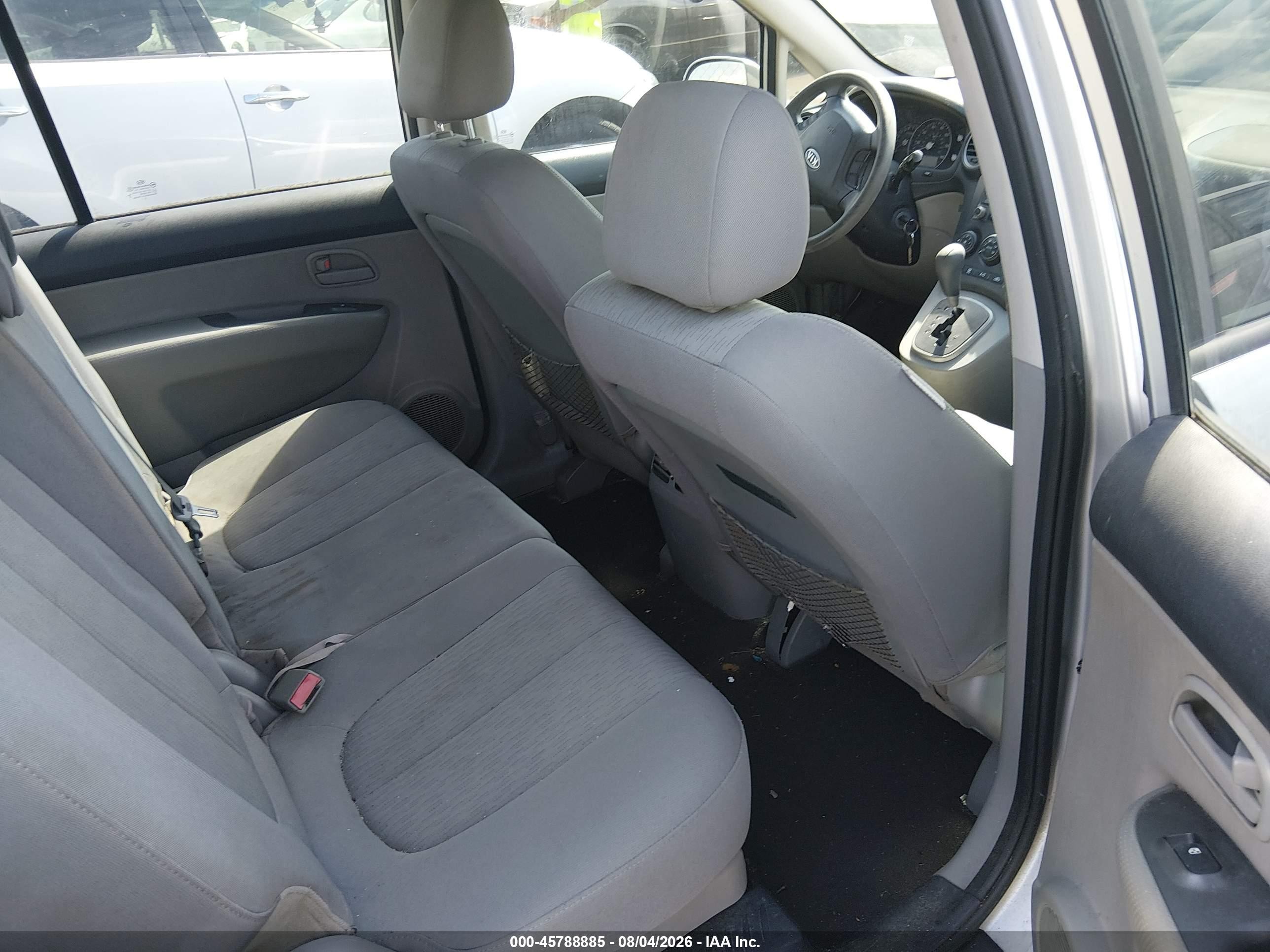 2009 Kia Rondo Lx Gray vin: KNAFG528897261027