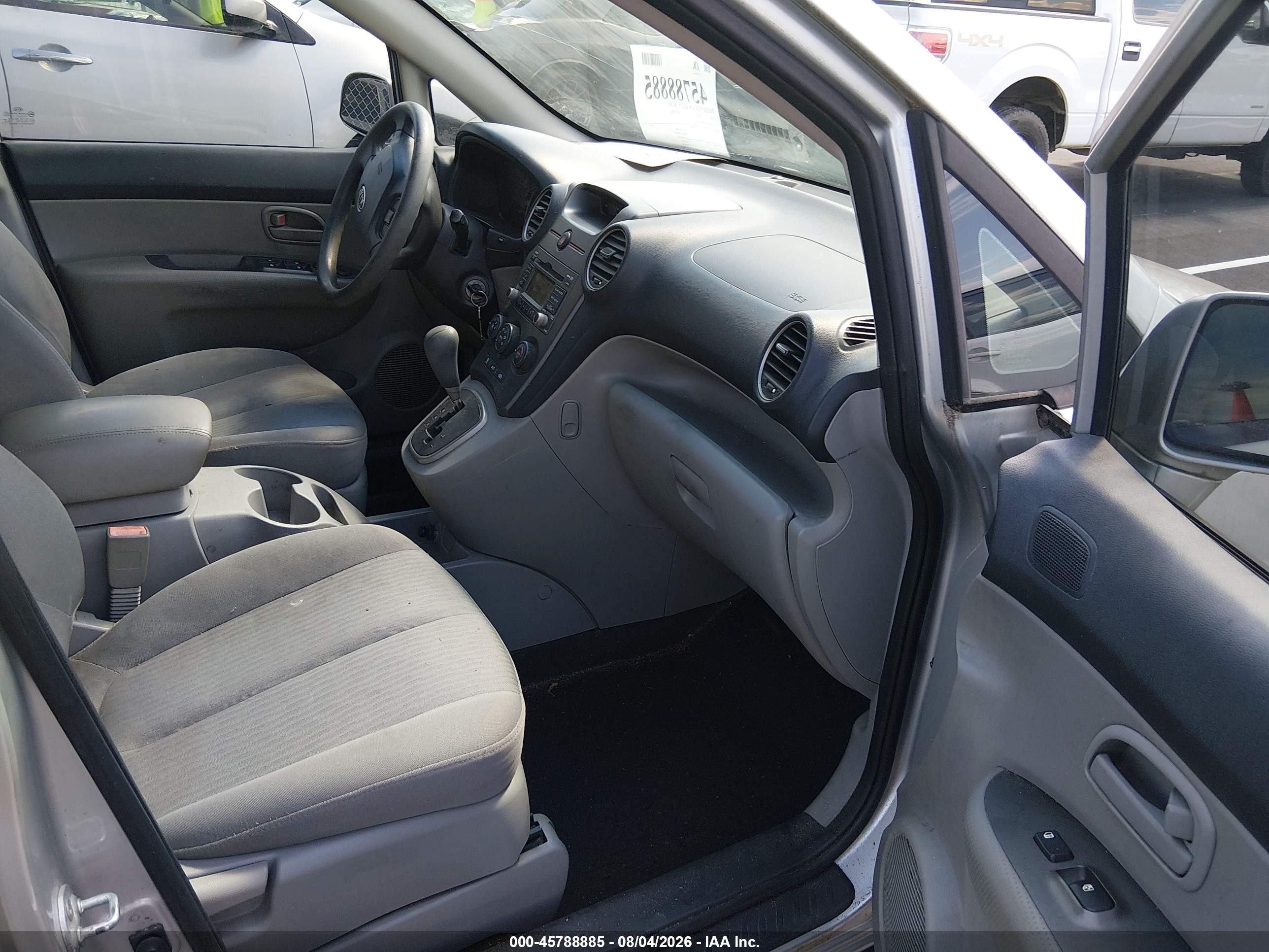 2009 Kia Rondo Lx Gray vin: KNAFG528897261027