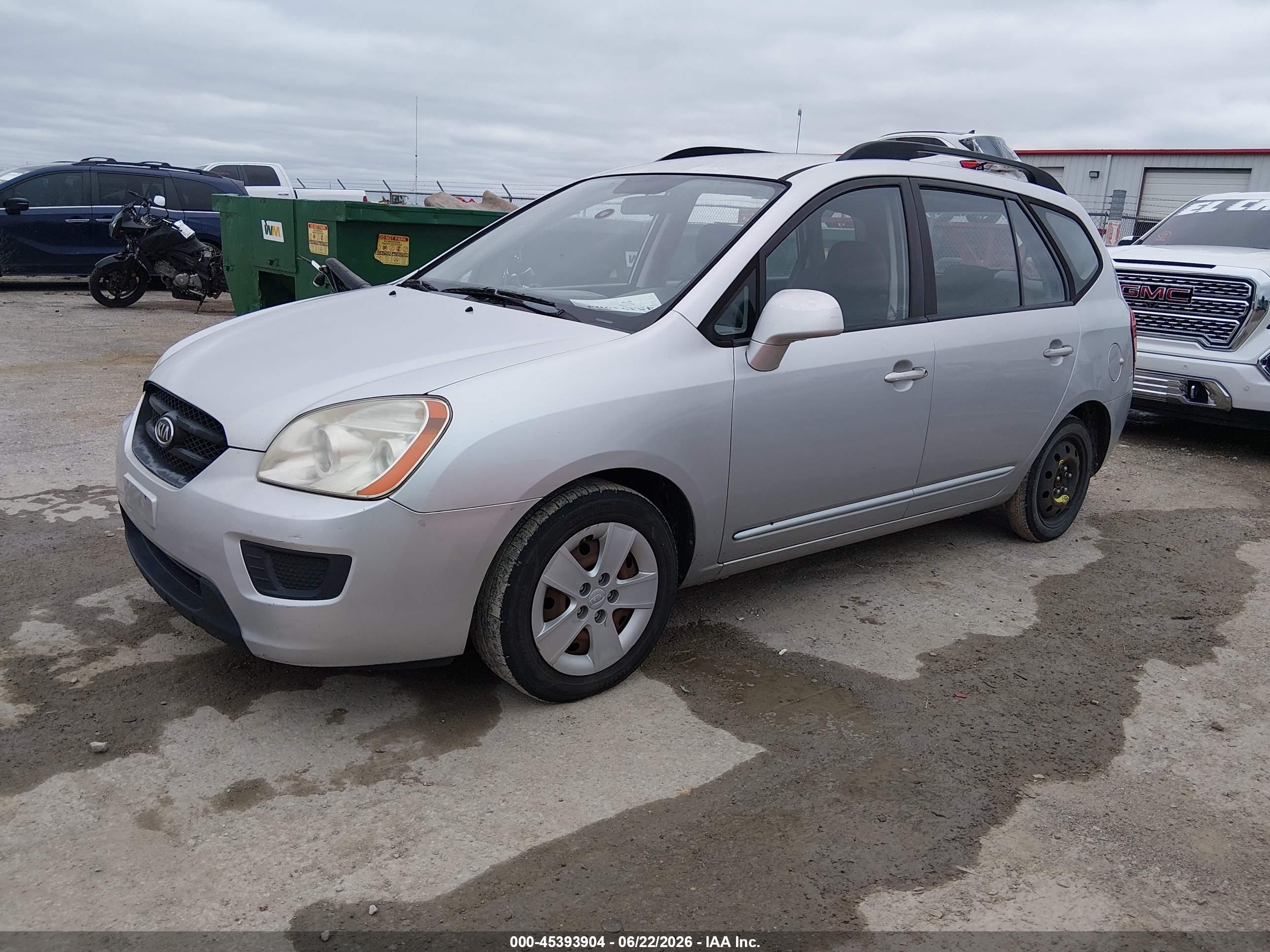 2009 Kia Rondo Lx Серебряный vin: KNAFG529697262900