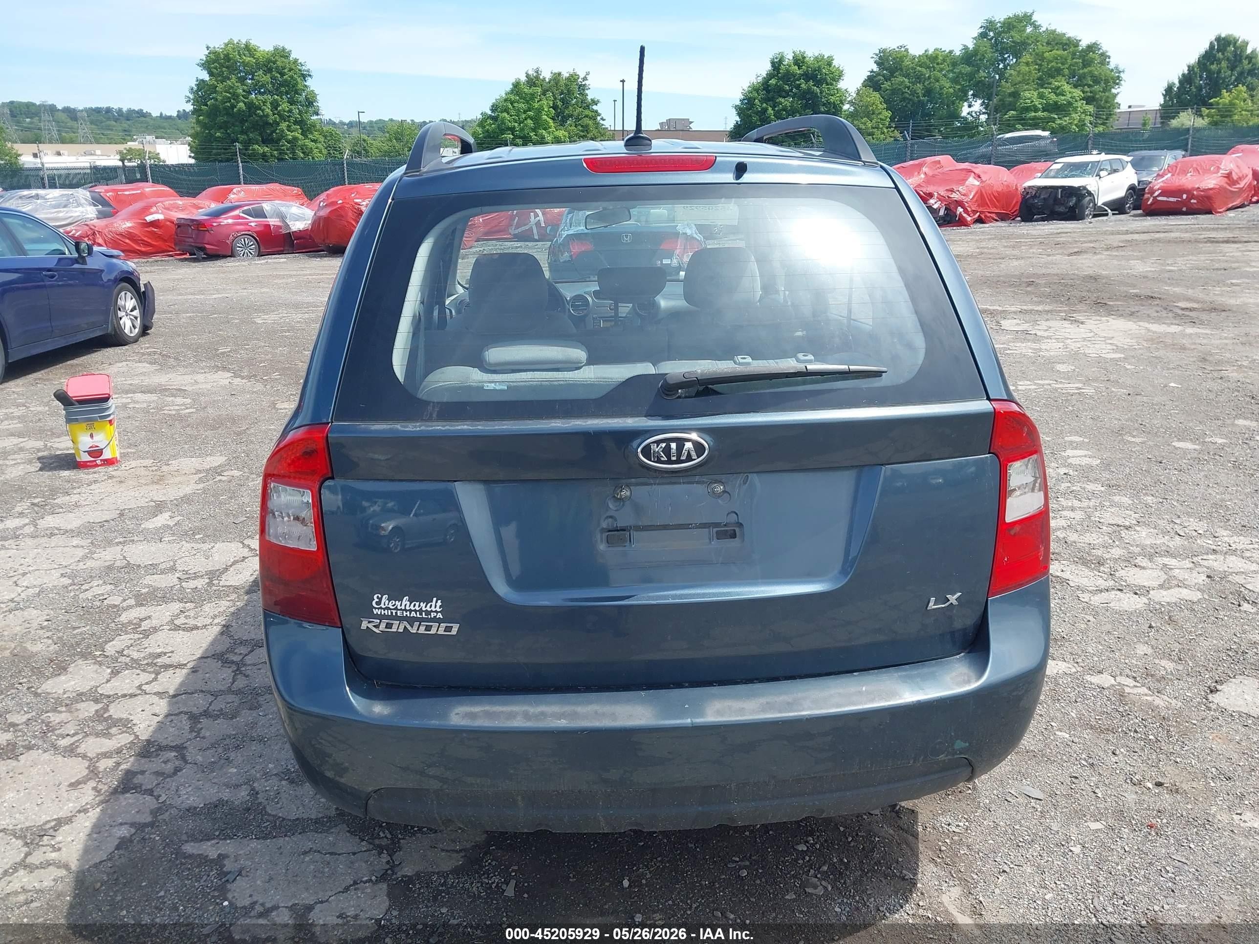 2009 Kia Rondo Lx Blue vin: KNAFG529897273591