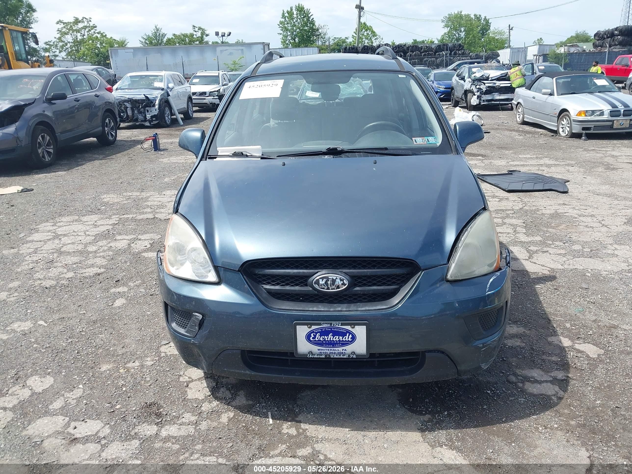2009 Kia Rondo Lx Blue vin: KNAFG529897273591