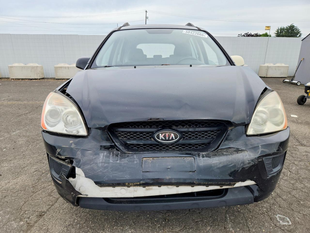 2009 Kia Rondo Base Black vin: KNAFG529X97262477