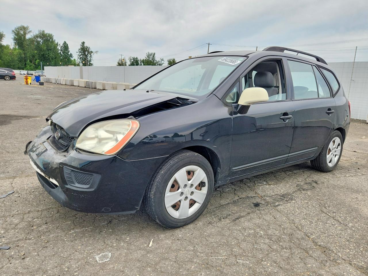 2009 Kia Rondo Base Black vin: KNAFG529X97262477