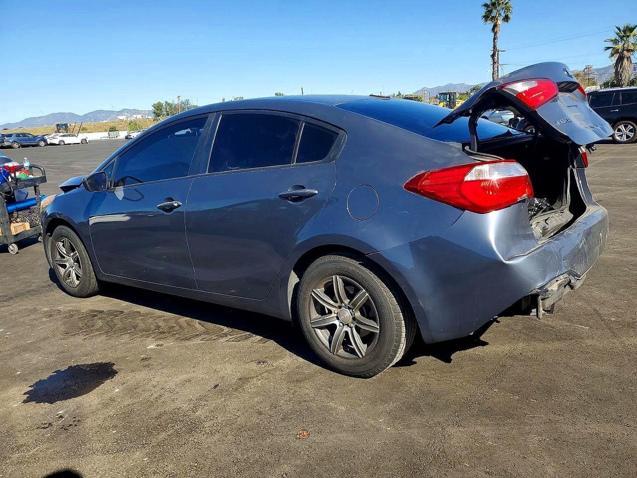2014 Kia Forte Lx Blue vin: KNAFK4A60E5071978