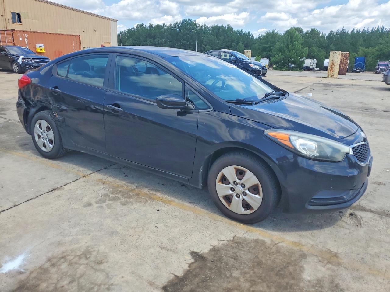 2014 Kia Forte Black vin: KNAFK4A60E5135288