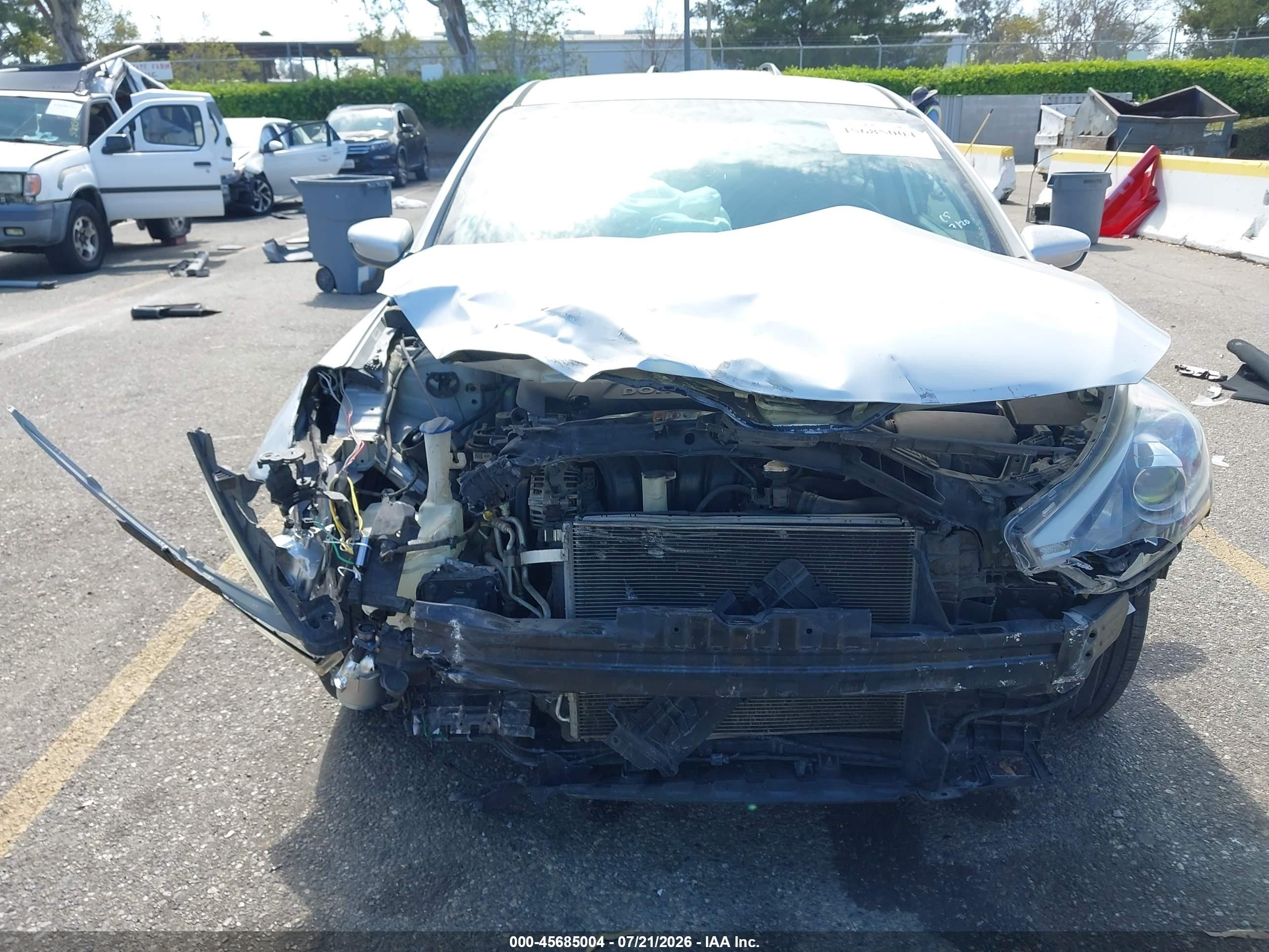 2014 Kia Forte Lx Silver vin: KNAFK4A60E5214380