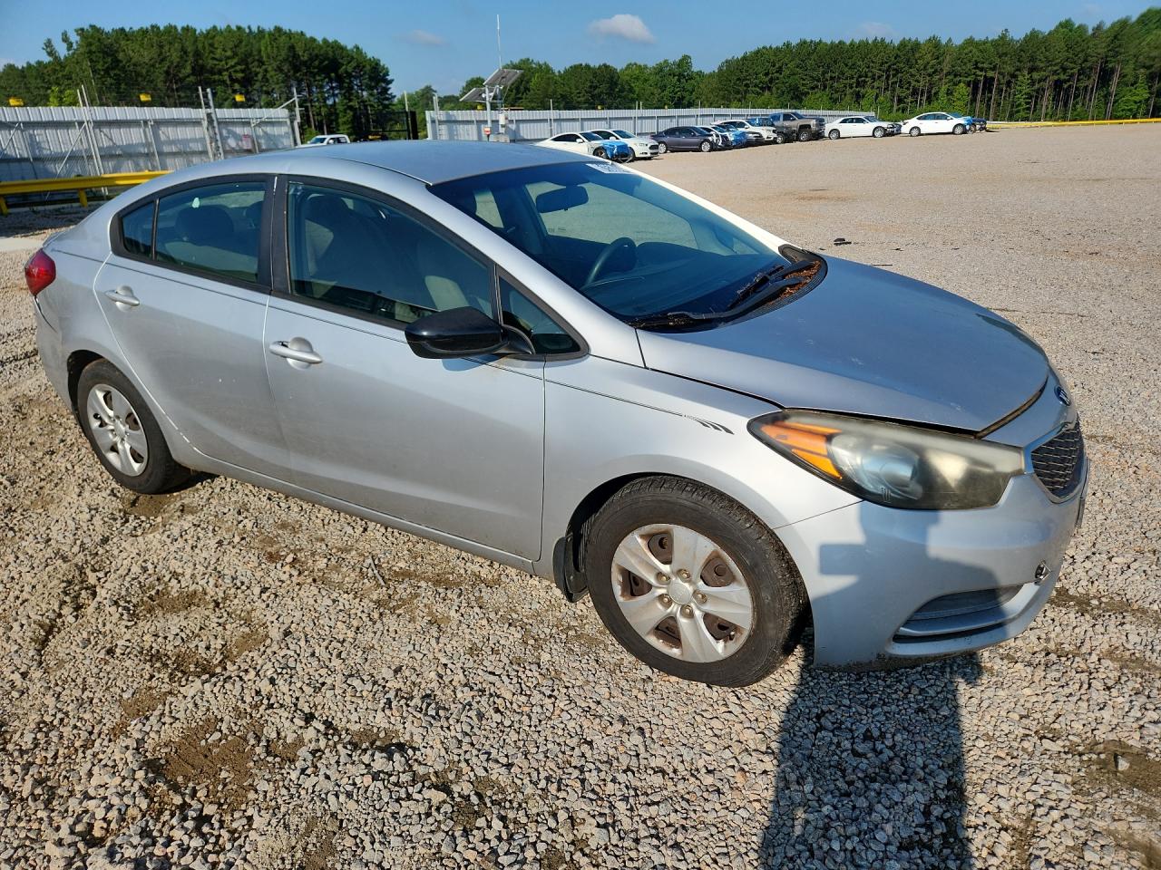 2015 Kia Forte Lx Silver vin: KNAFK4A60F5346587