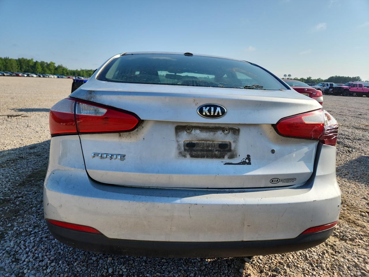 2015 Kia Forte Lx Silver vin: KNAFK4A60F5346587