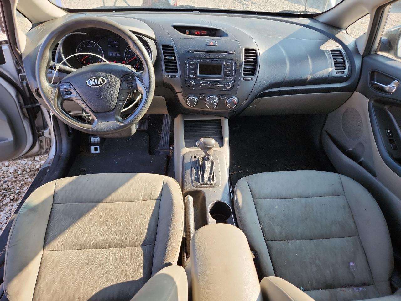 2015 Kia Forte Lx Silver vin: KNAFK4A60F5346587