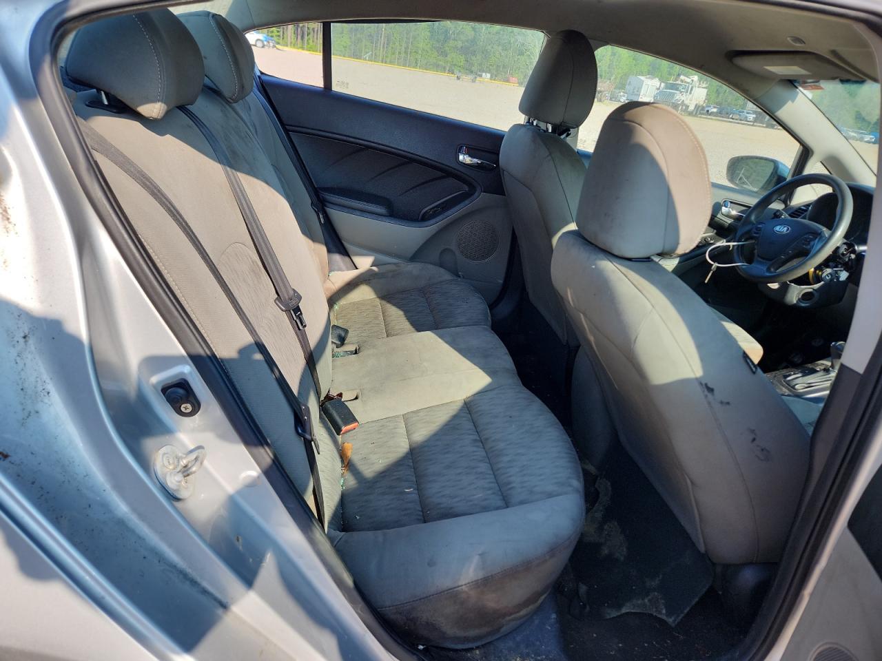 2015 Kia Forte Lx Silver vin: KNAFK4A60F5346587