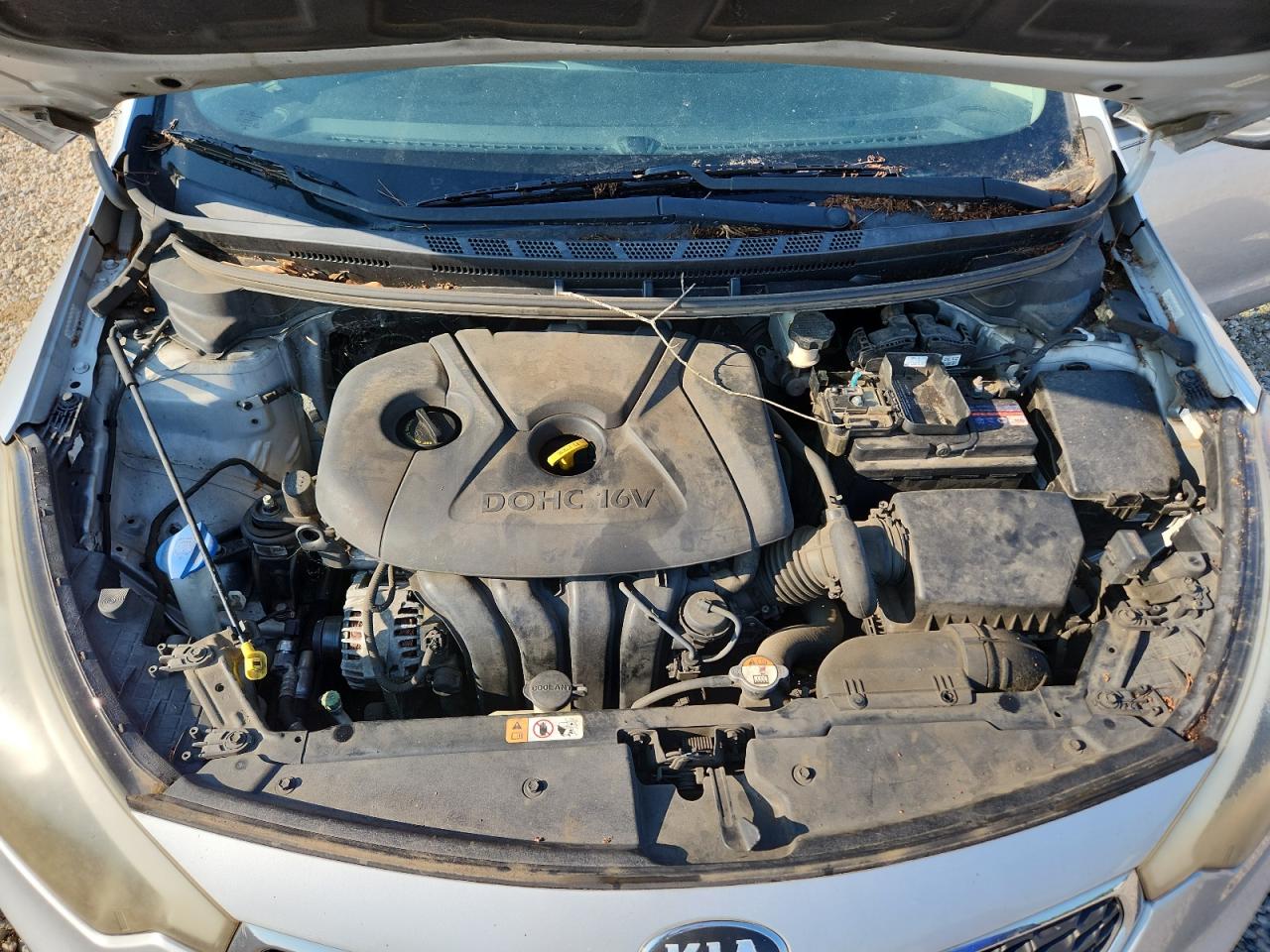 2015 Kia Forte Lx Silver vin: KNAFK4A60F5346587