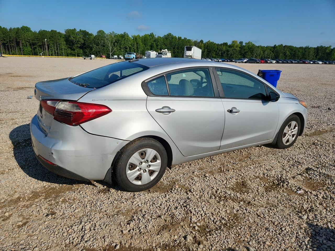 2015 Kia Forte Lx Silver vin: KNAFK4A60F5346587