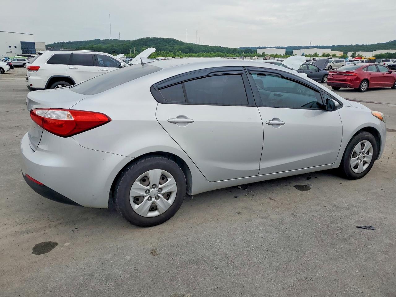 2015 Kia Forte Lx Silver vin: KNAFK4A60F5378245