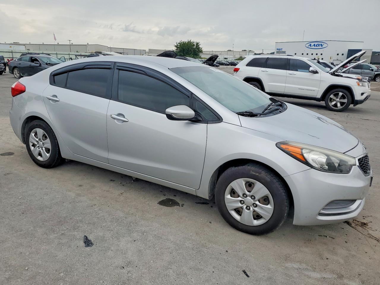 2015 Kia Forte Lx Silver vin: KNAFK4A60F5378245
