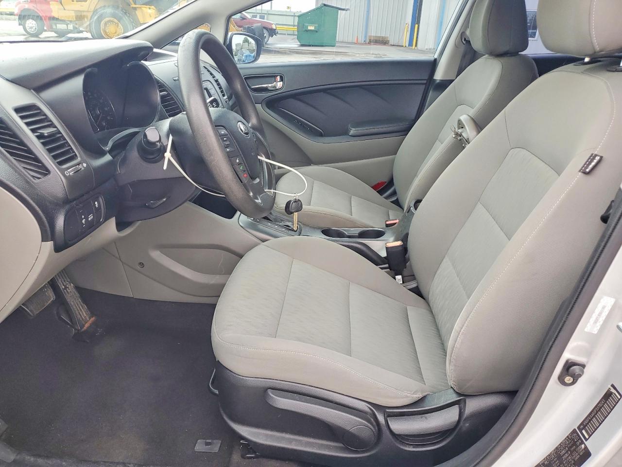 2015 Kia Forte Lx Silver vin: KNAFK4A60F5378245