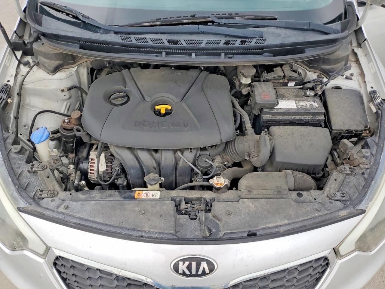 2015 Kia Forte Lx Silver vin: KNAFK4A60F5378245