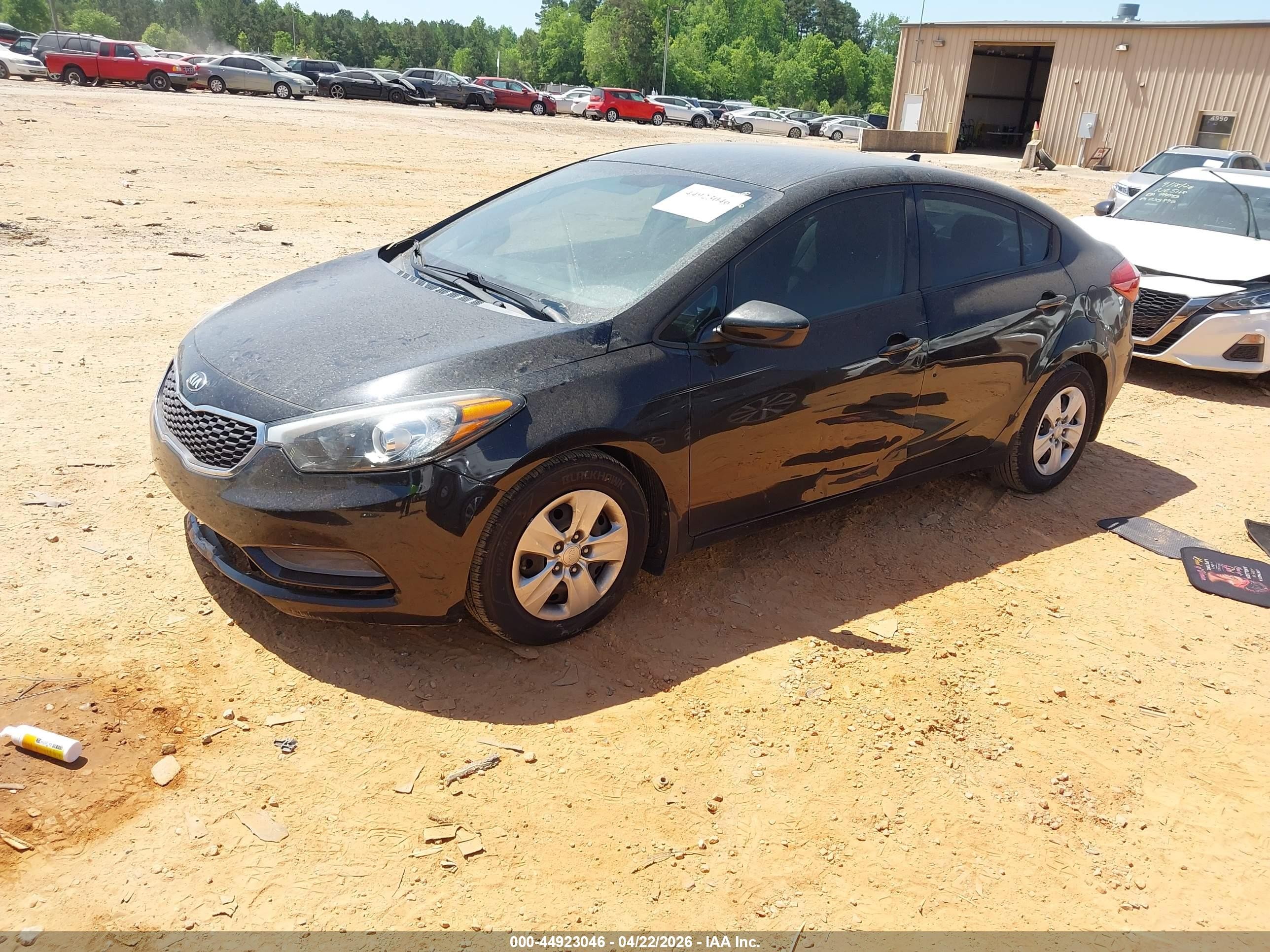 2015 Kia Forte Lx Black vin: KNAFK4A60F5412944