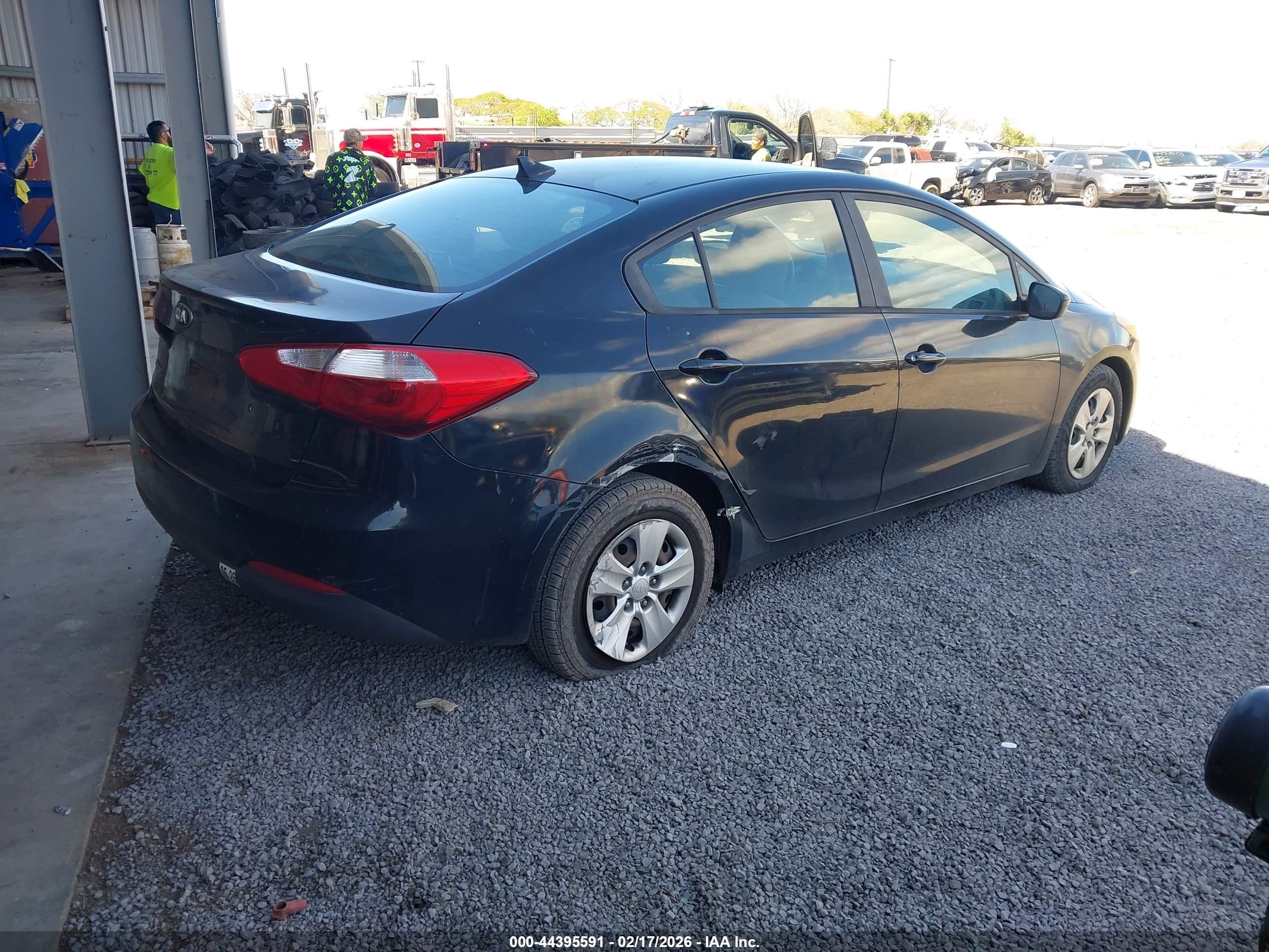 2015 Kia Forte Lx Черный vin: KNAFK4A60F5421241