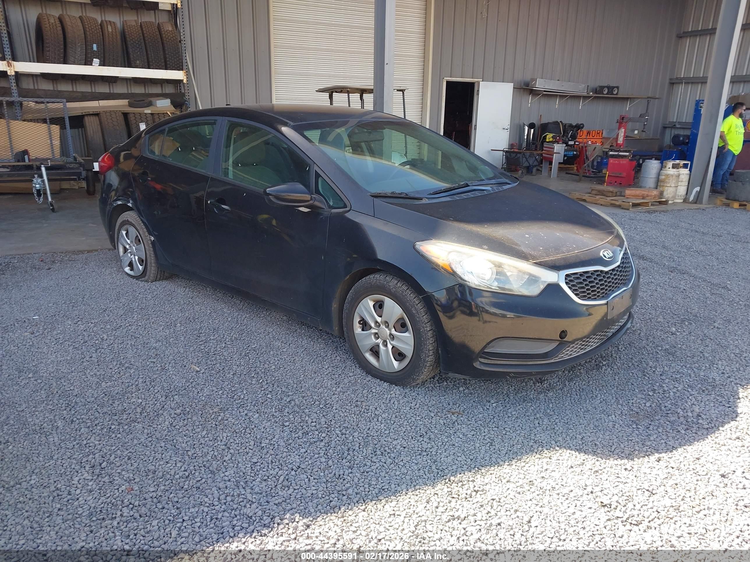 2015 Kia Forte Lx Black vin: KNAFK4A60F5421241