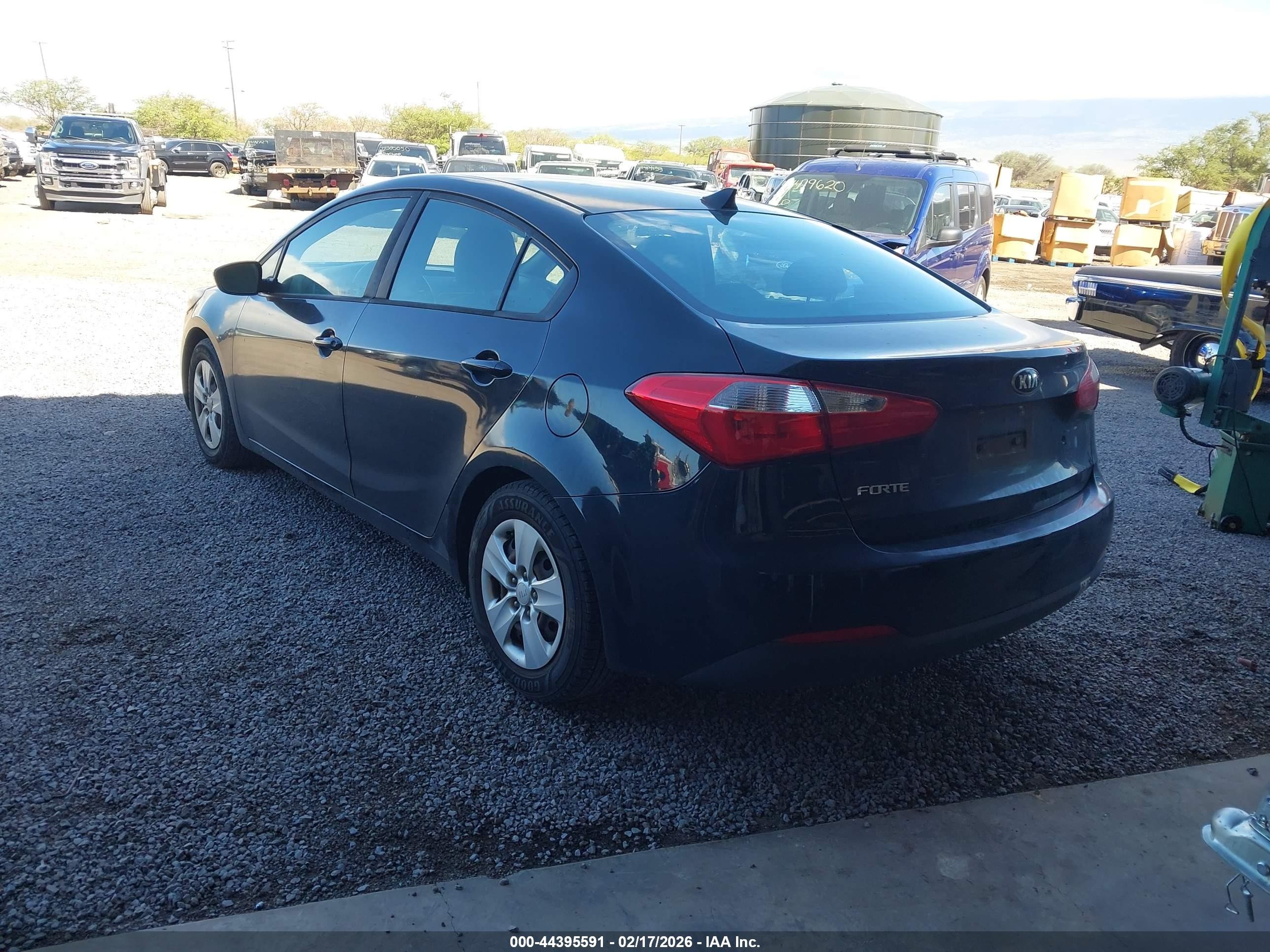 2015 Kia Forte Lx Черный vin: KNAFK4A60F5421241