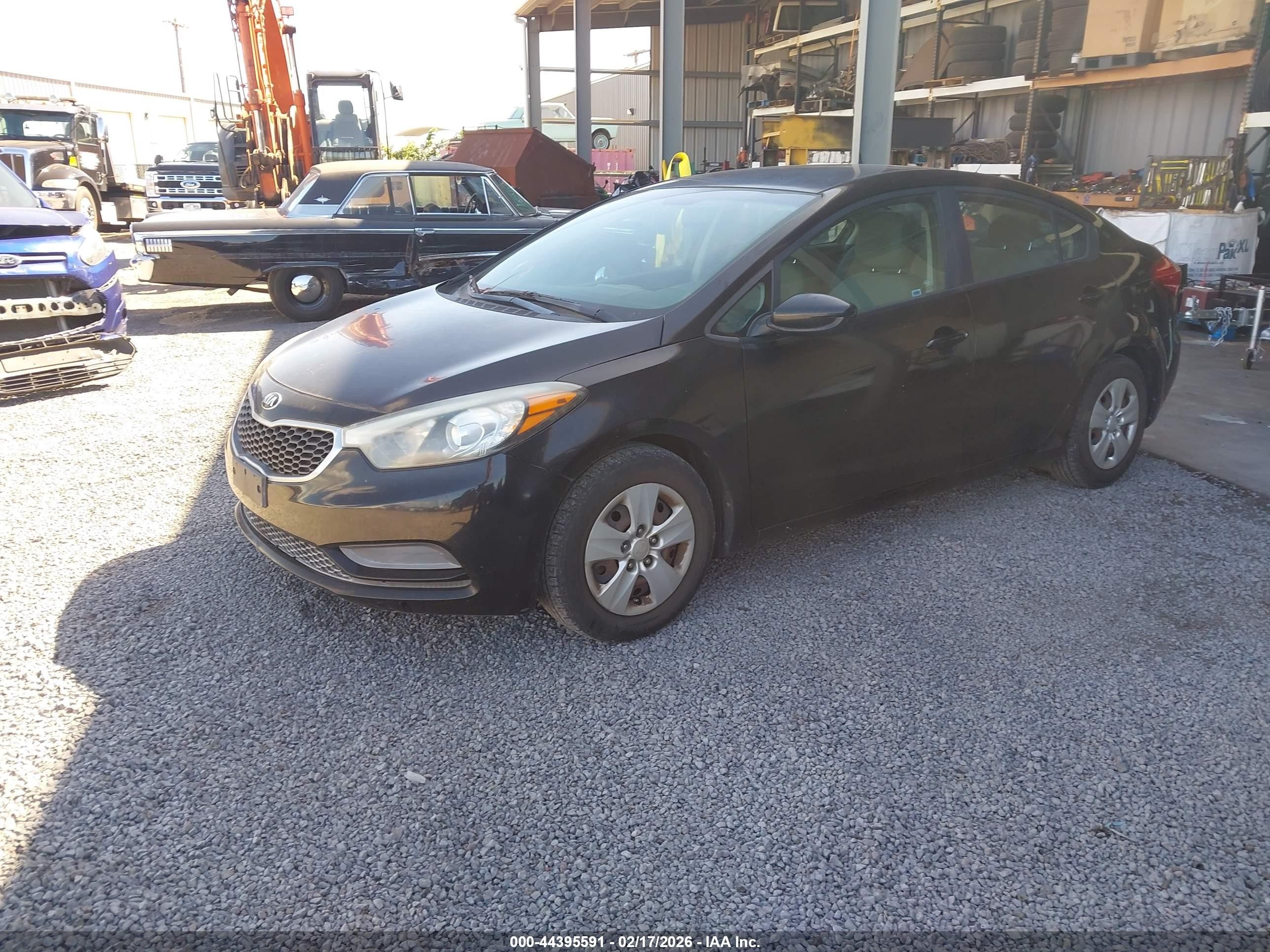 2015 Kia Forte Lx Черный vin: KNAFK4A60F5421241