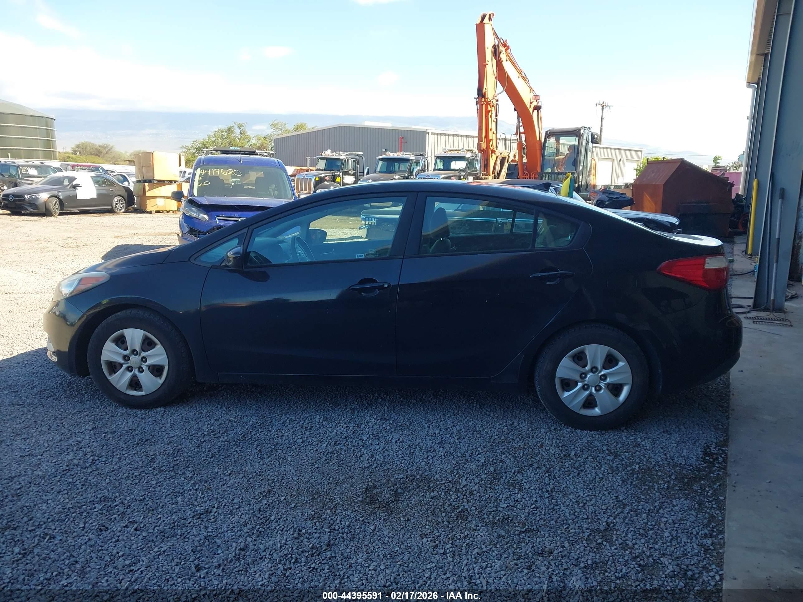 2015 Kia Forte Lx Черный vin: KNAFK4A60F5421241