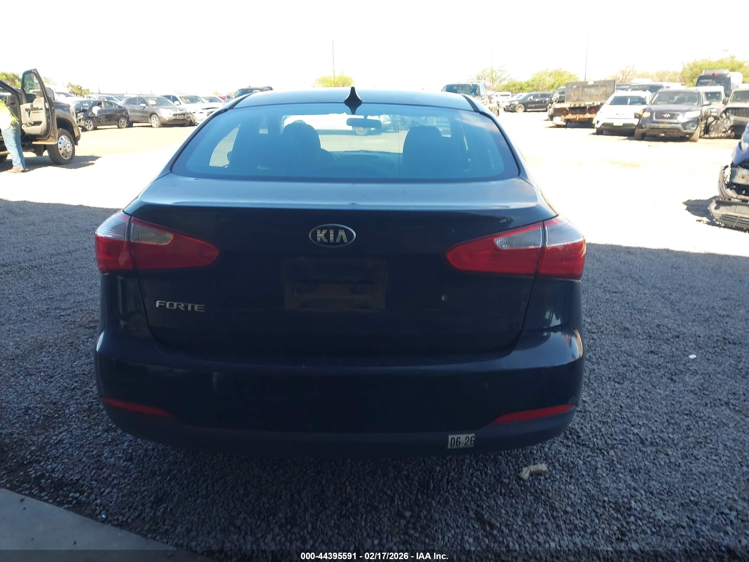 2015 Kia Forte Lx Черный vin: KNAFK4A60F5421241