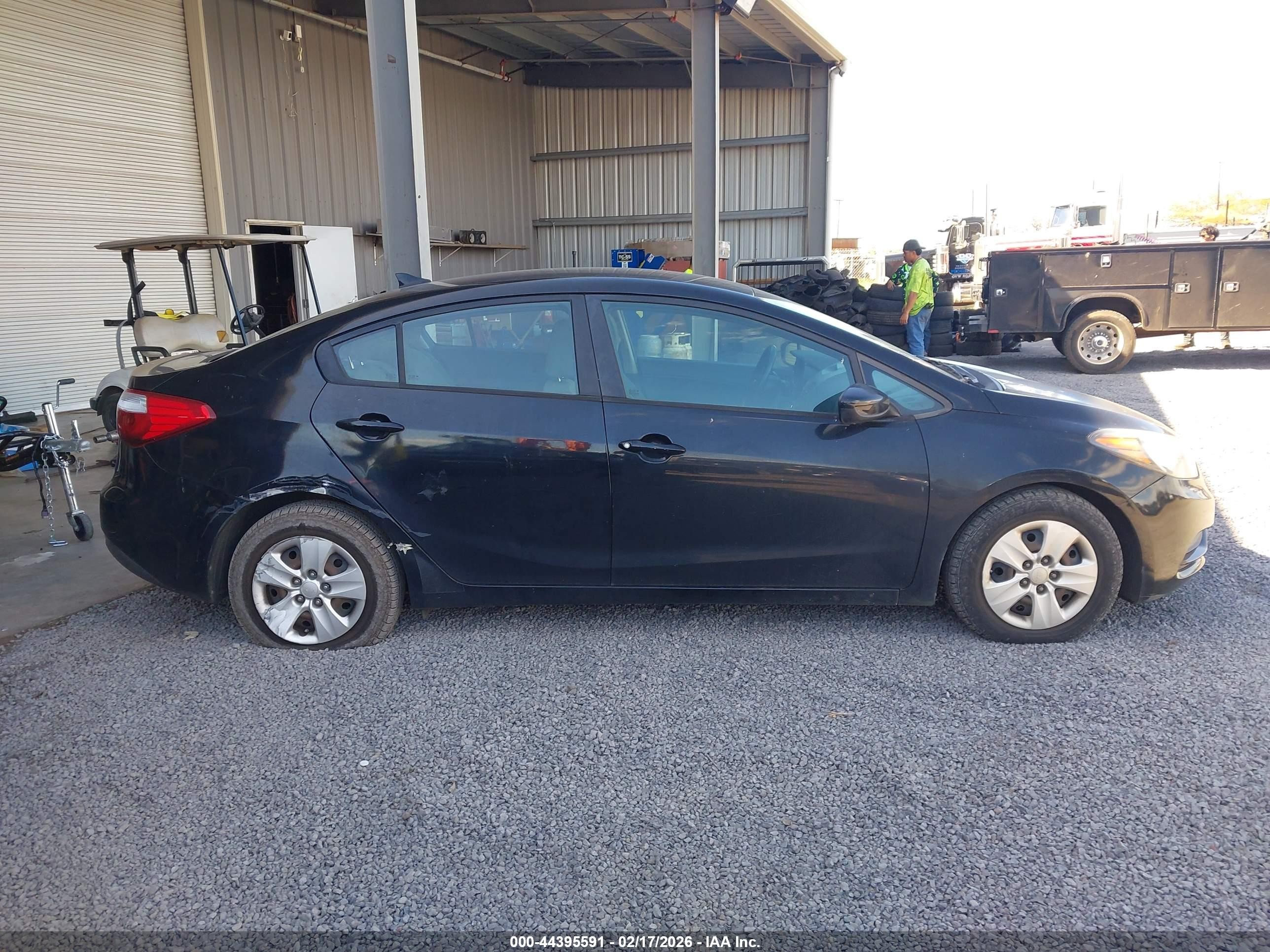 2015 Kia Forte Lx Черный vin: KNAFK4A60F5421241