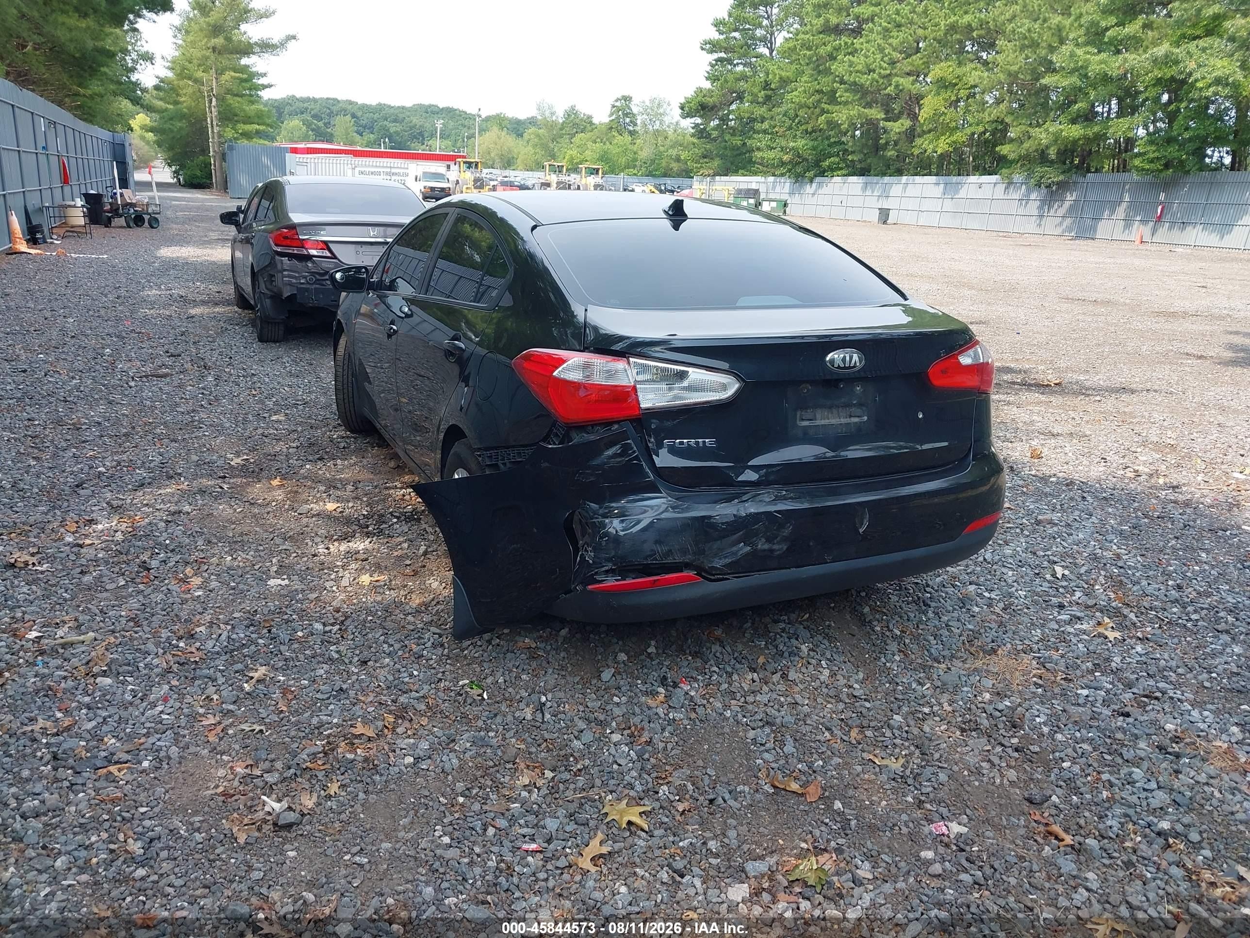 2015 Kia Forte Lx Black vin: KNAFK4A60F5423443