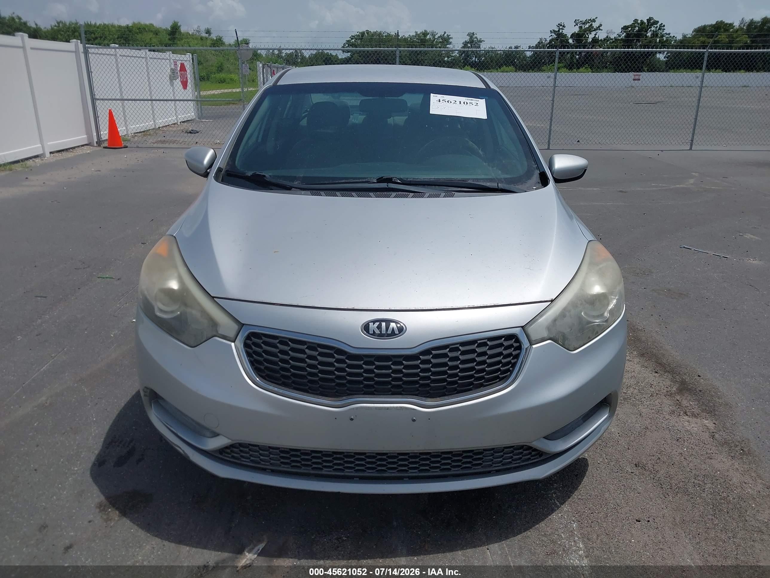 2015 Kia Forte Lx Silver vin: KNAFK4A60F5432630