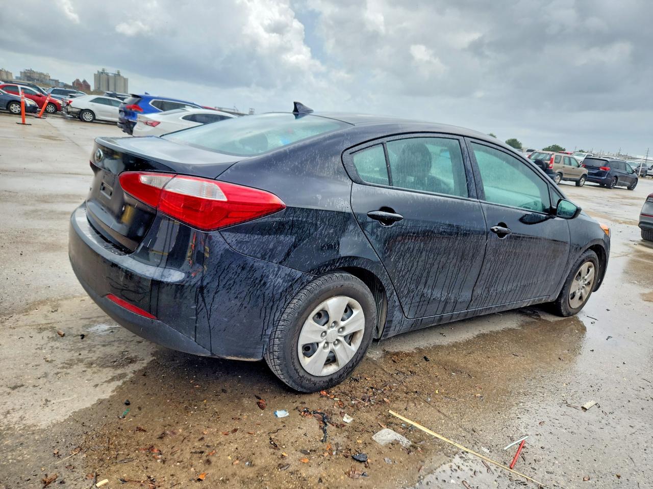 2015 Kia Forte Lx Black vin: KNAFK4A60F5434071